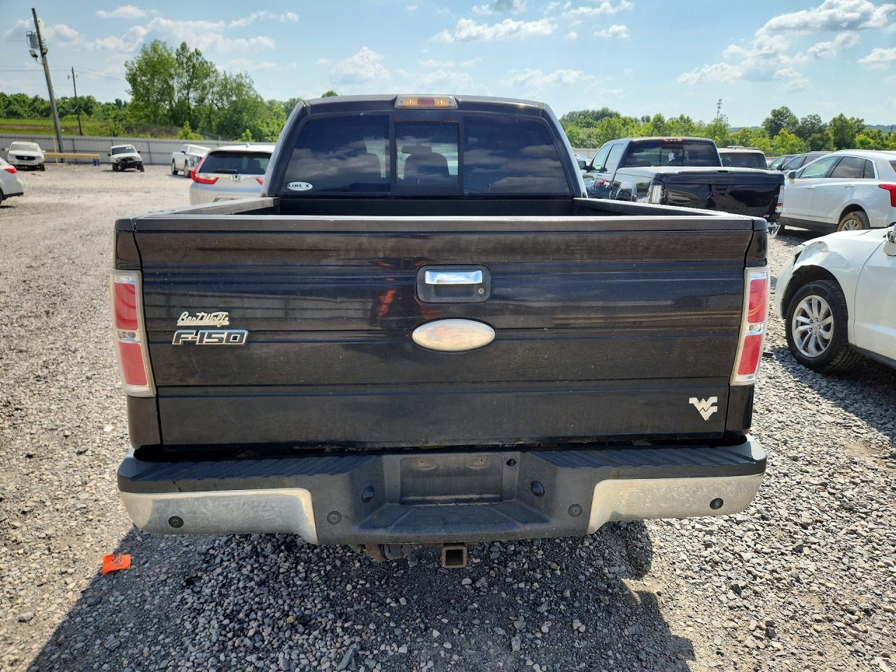 2012 Ford F150 Supercrew Black vin: 1FTFW1ET9CFB13397