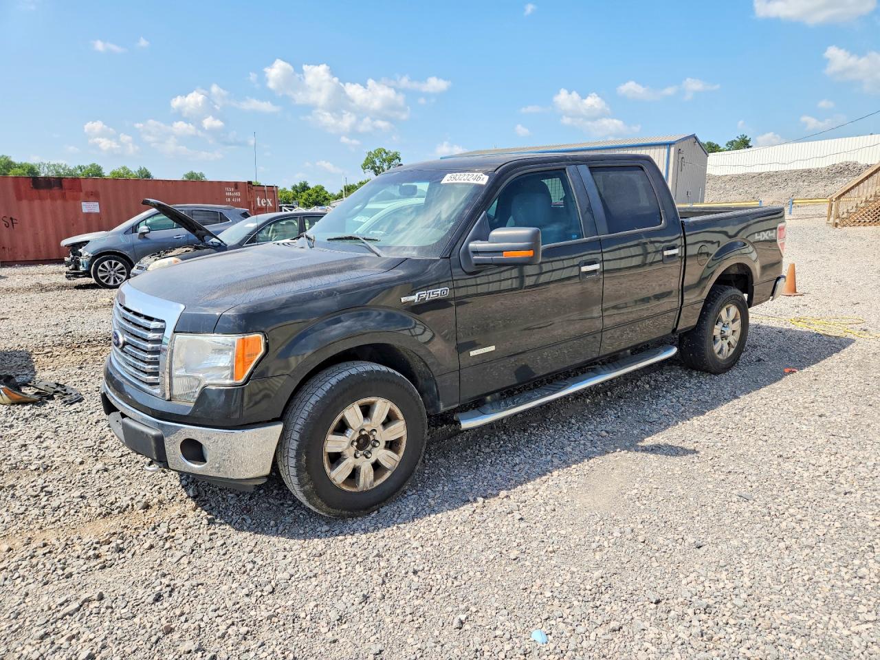 2012 Ford F150 Supercrew Black vin: 1FTFW1ET9CFB13397