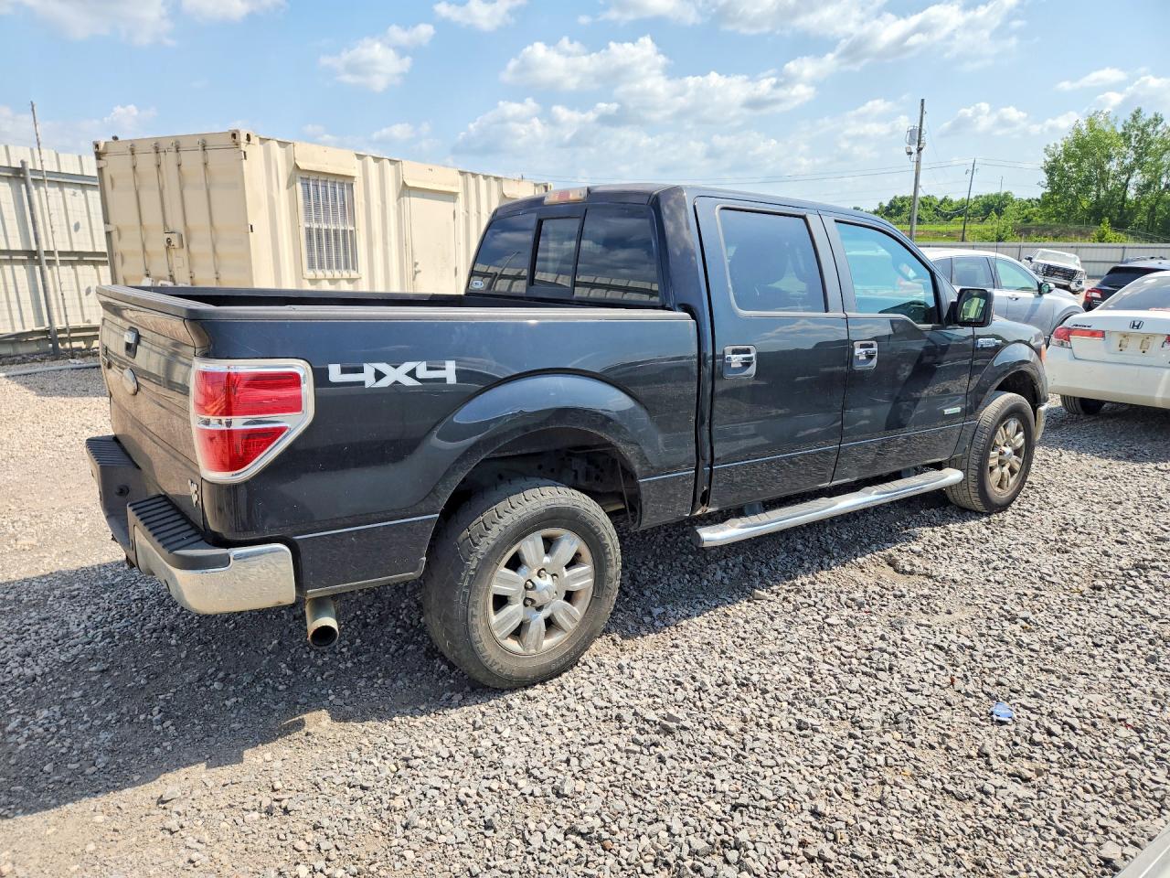 2012 Ford F150 Supercrew Black vin: 1FTFW1ET9CFB13397