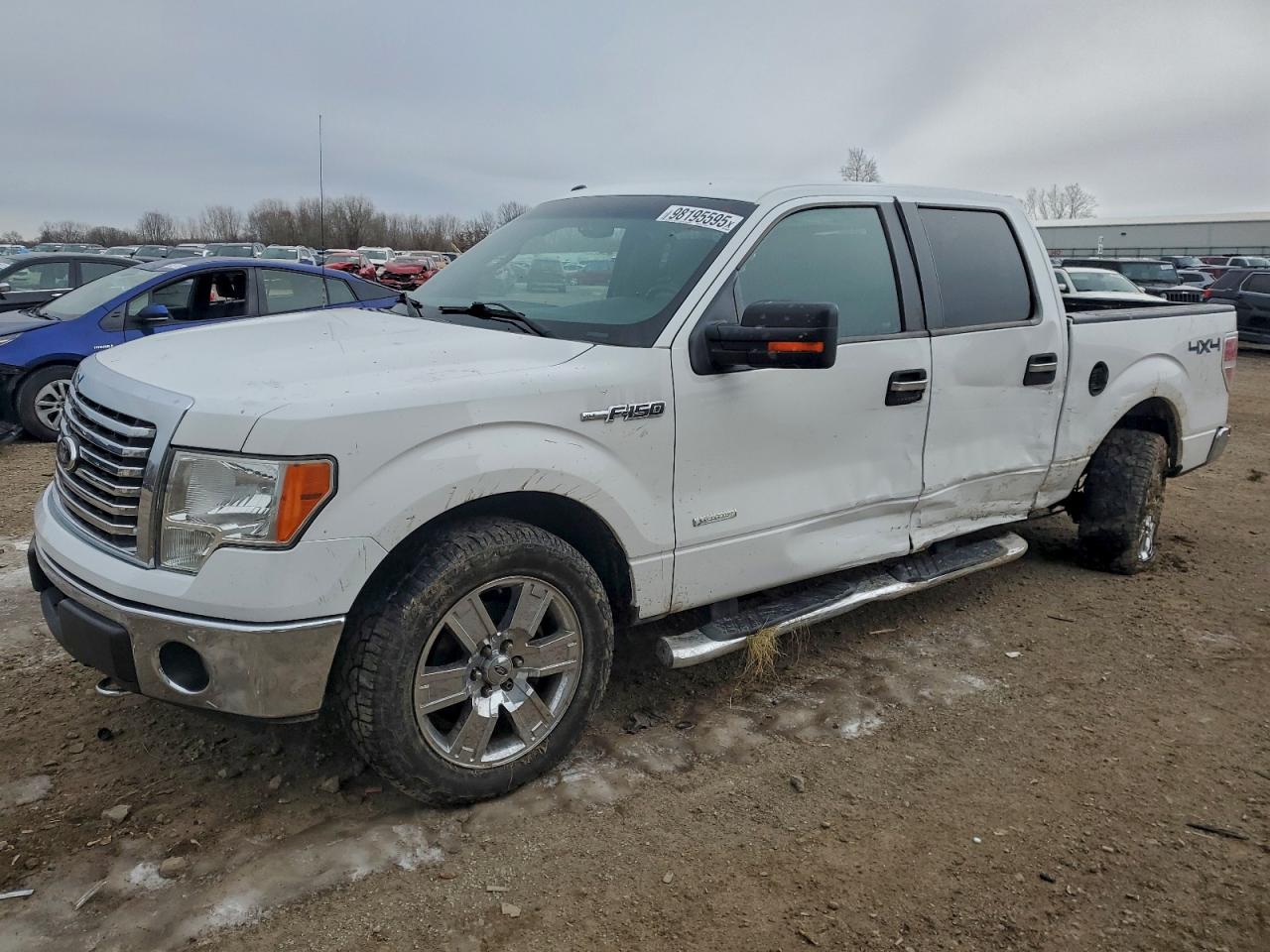 2012 Ford F150 Supercrew White vin: 1FTFW1ET9CFB13402