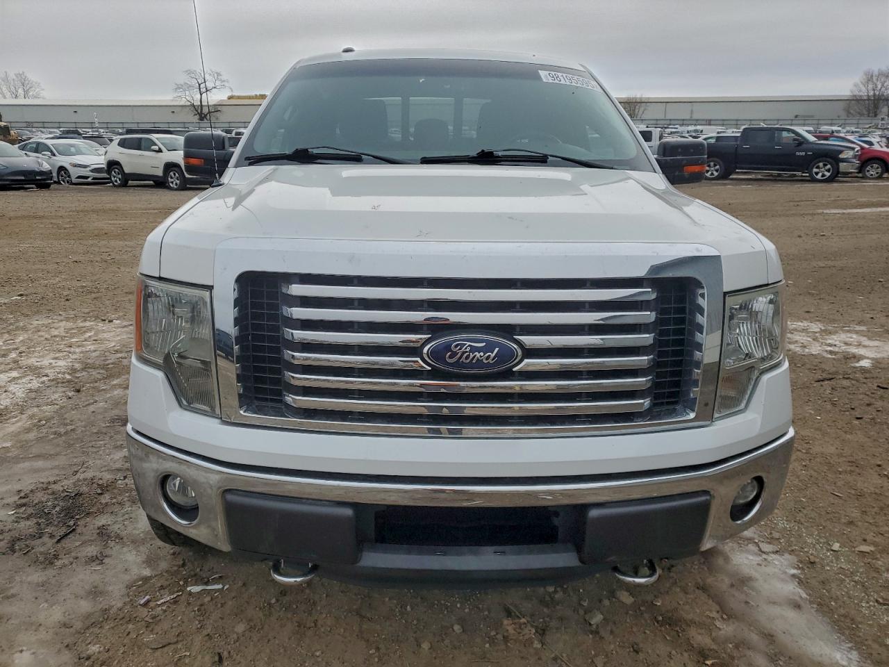 2012 Ford F150 Supercrew White vin: 1FTFW1ET9CFB13402