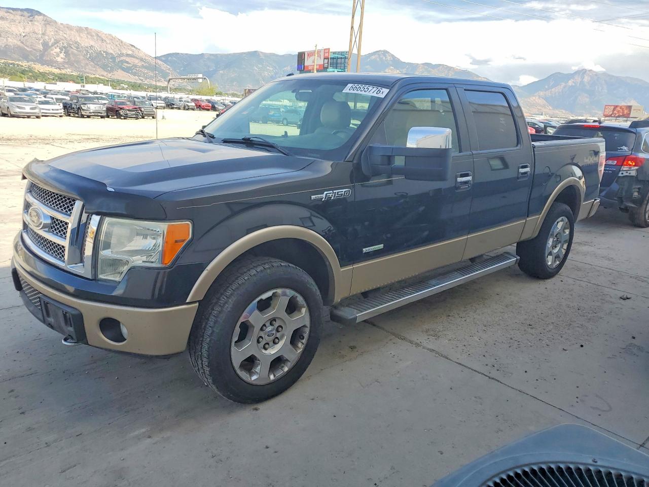 2012 Ford F150 Supercrew Черный vin: 1FTFW1ET9CFB64608