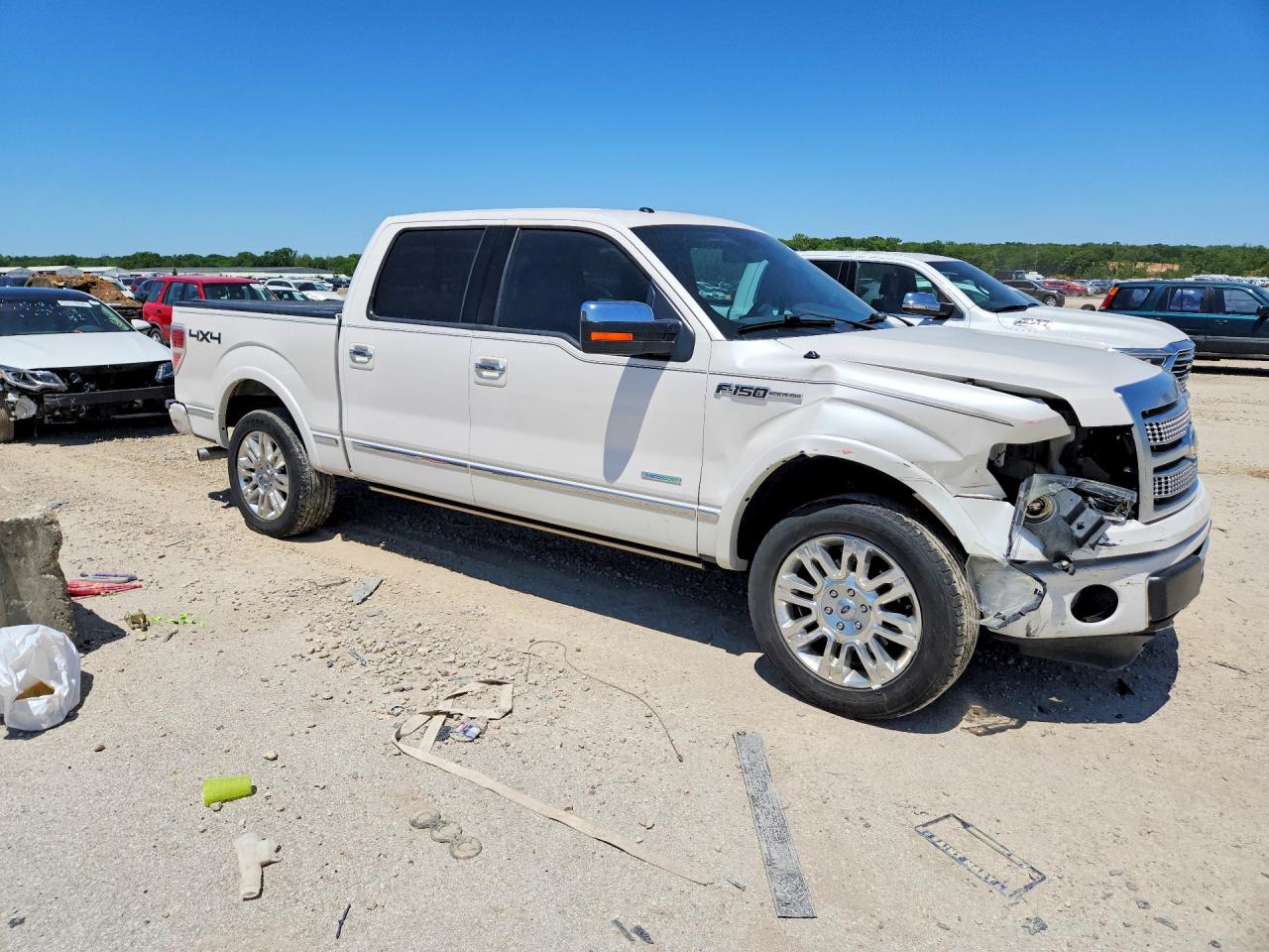 2012 Ford F150 Supercrew Белый vin: 1FTFW1ET9CFB72644
