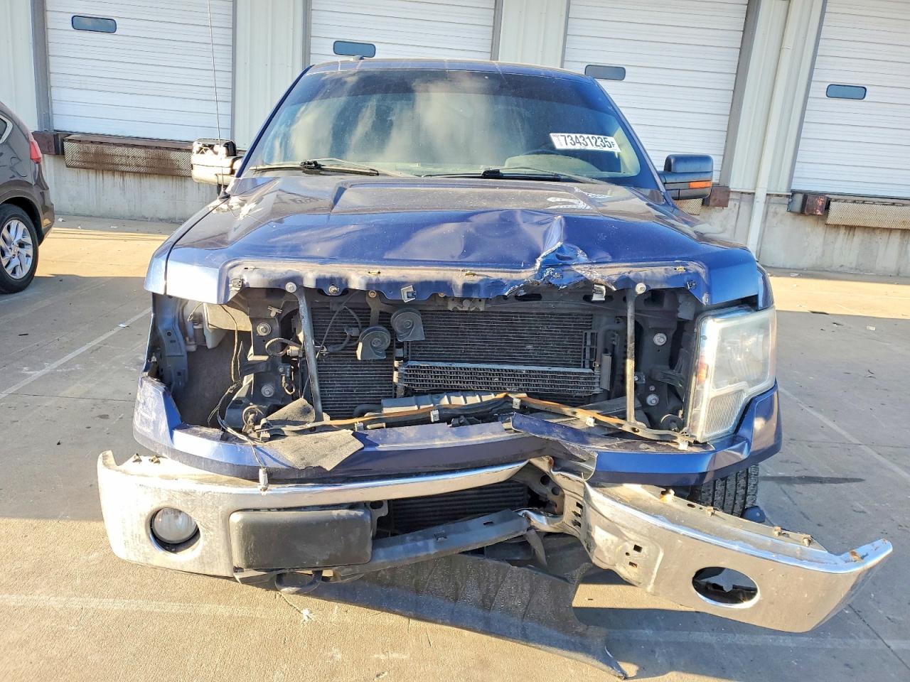2012 Ford F150 Supercrew Blue vin: 1FTFW1ET9CFB82252