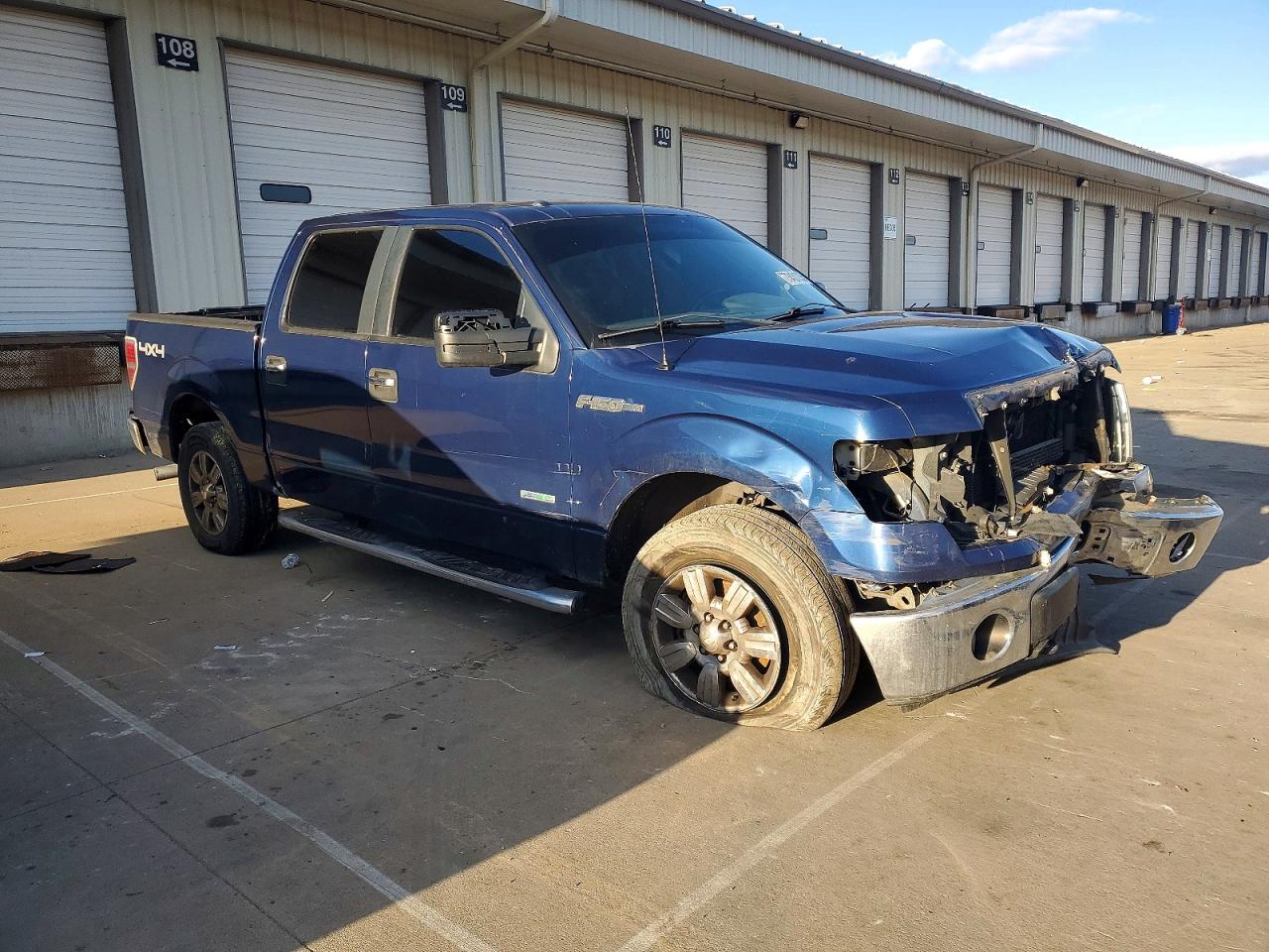 2012 Ford F150 Supercrew Blue vin: 1FTFW1ET9CFB82252