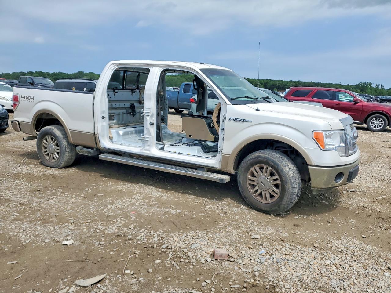 2012 Ford F150 Supercrew Белый vin: 1FTFW1ET9CFC41221