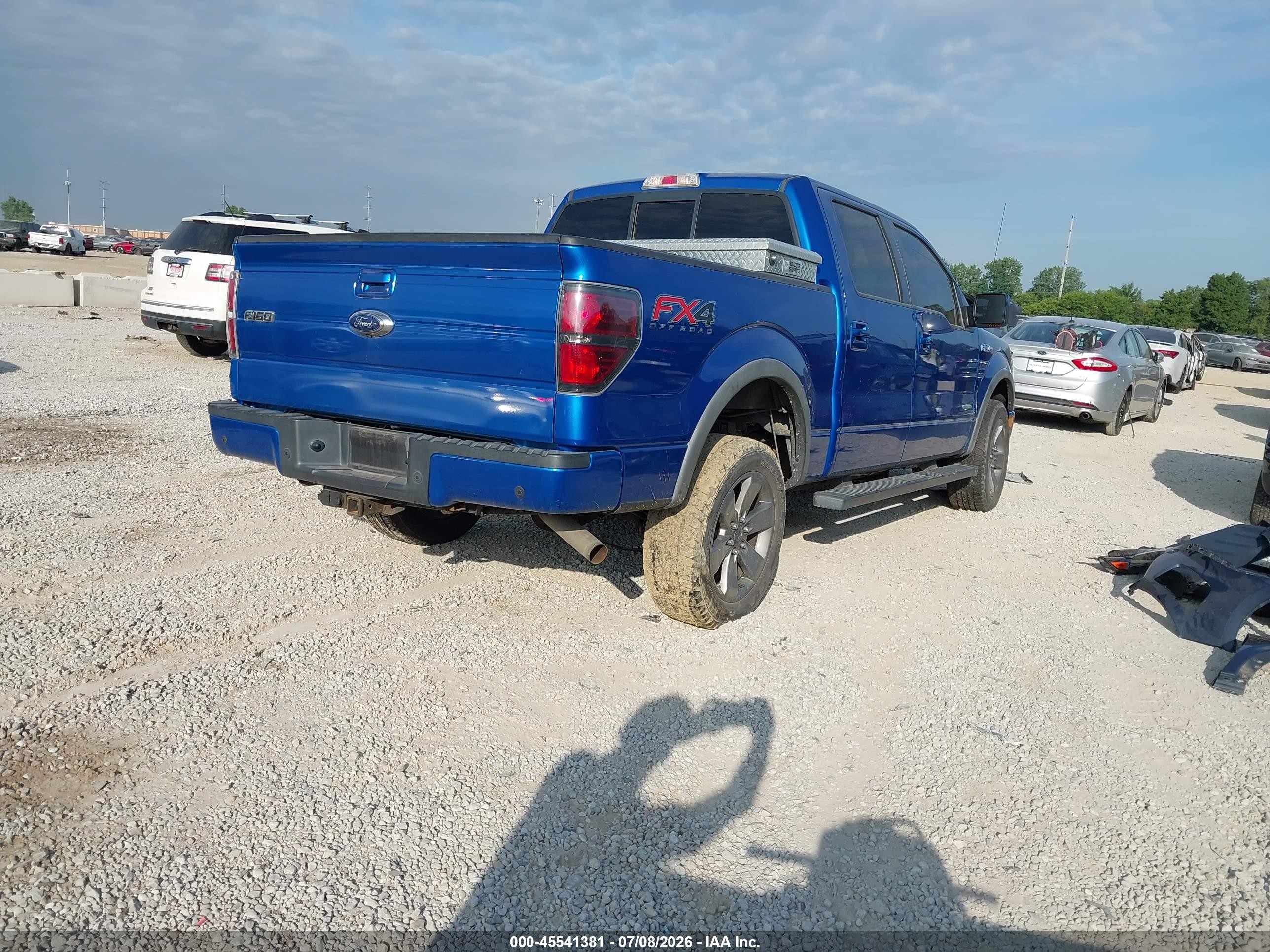 2012 Ford F-150 Fx4/king Ranch/lariat/platinum/xl/xlt Blue vin: 1FTFW1ET9CFC74459