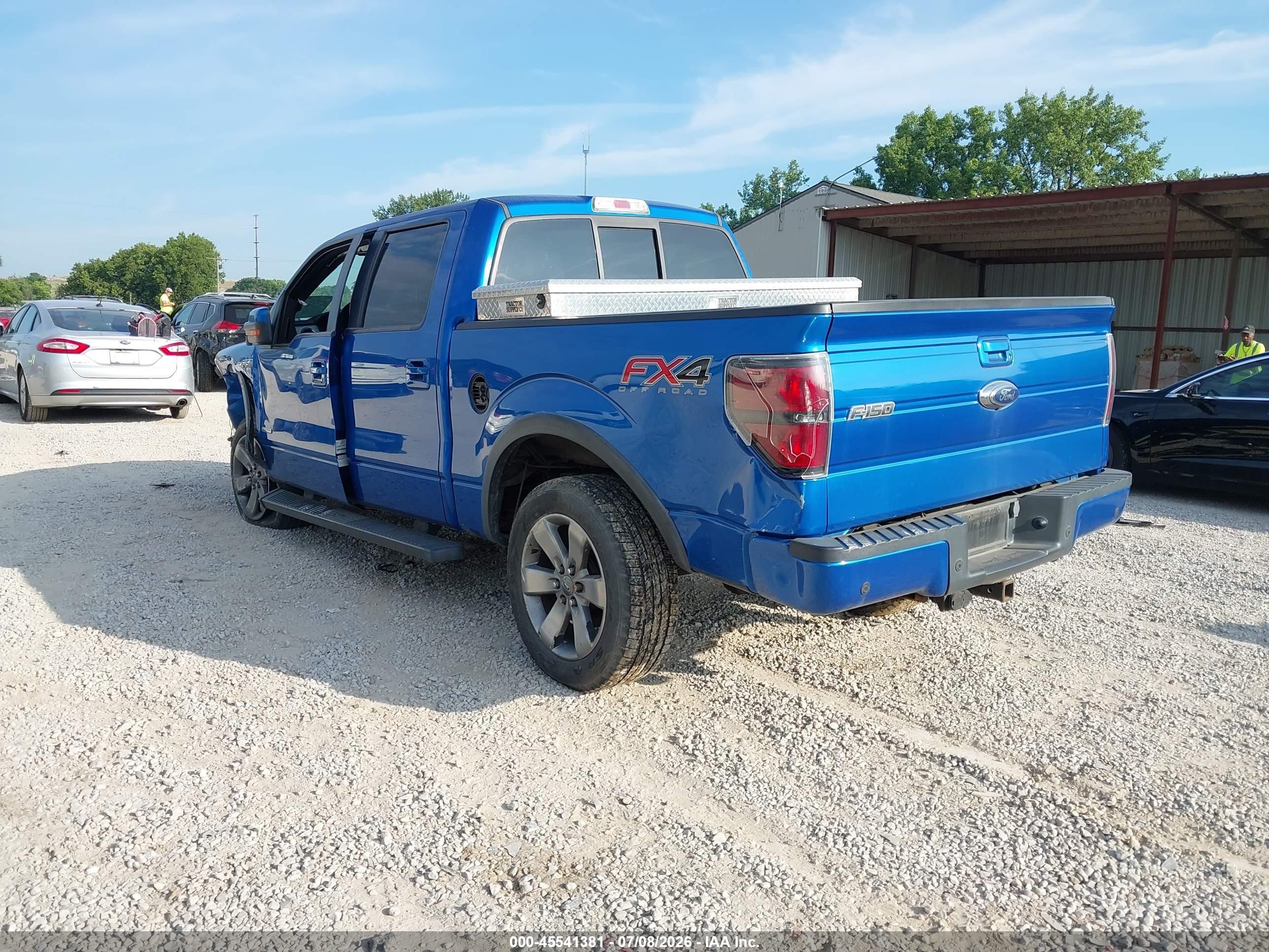 2012 Ford F-150 Fx4/king Ranch/lariat/platinum/xl/xlt Blue vin: 1FTFW1ET9CFC74459