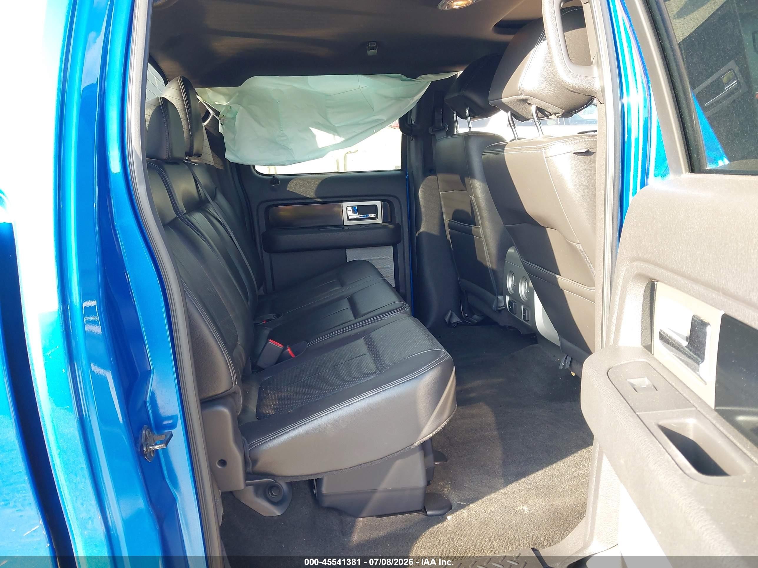 2012 Ford F-150 Fx4/king Ranch/lariat/platinum/xl/xlt Blue vin: 1FTFW1ET9CFC74459