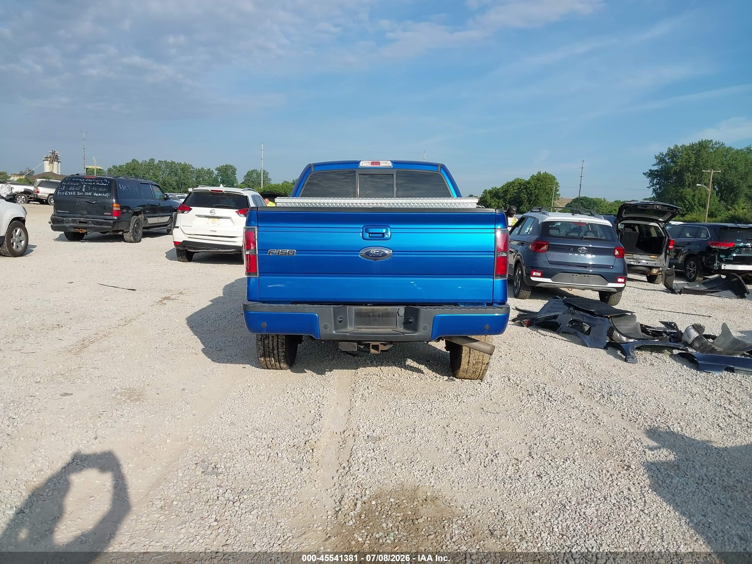 2012 Ford F-150 Fx4/king Ranch/lariat/platinum/xl/xlt Blue vin: 1FTFW1ET9CFC74459