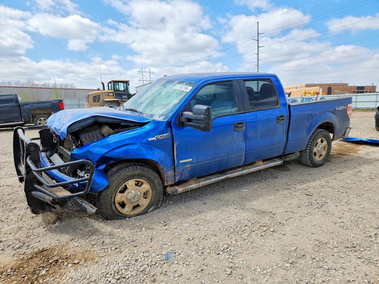 2012 Ford F150 Supercrew Blue vin: 1FTFW1ET9CKD05779