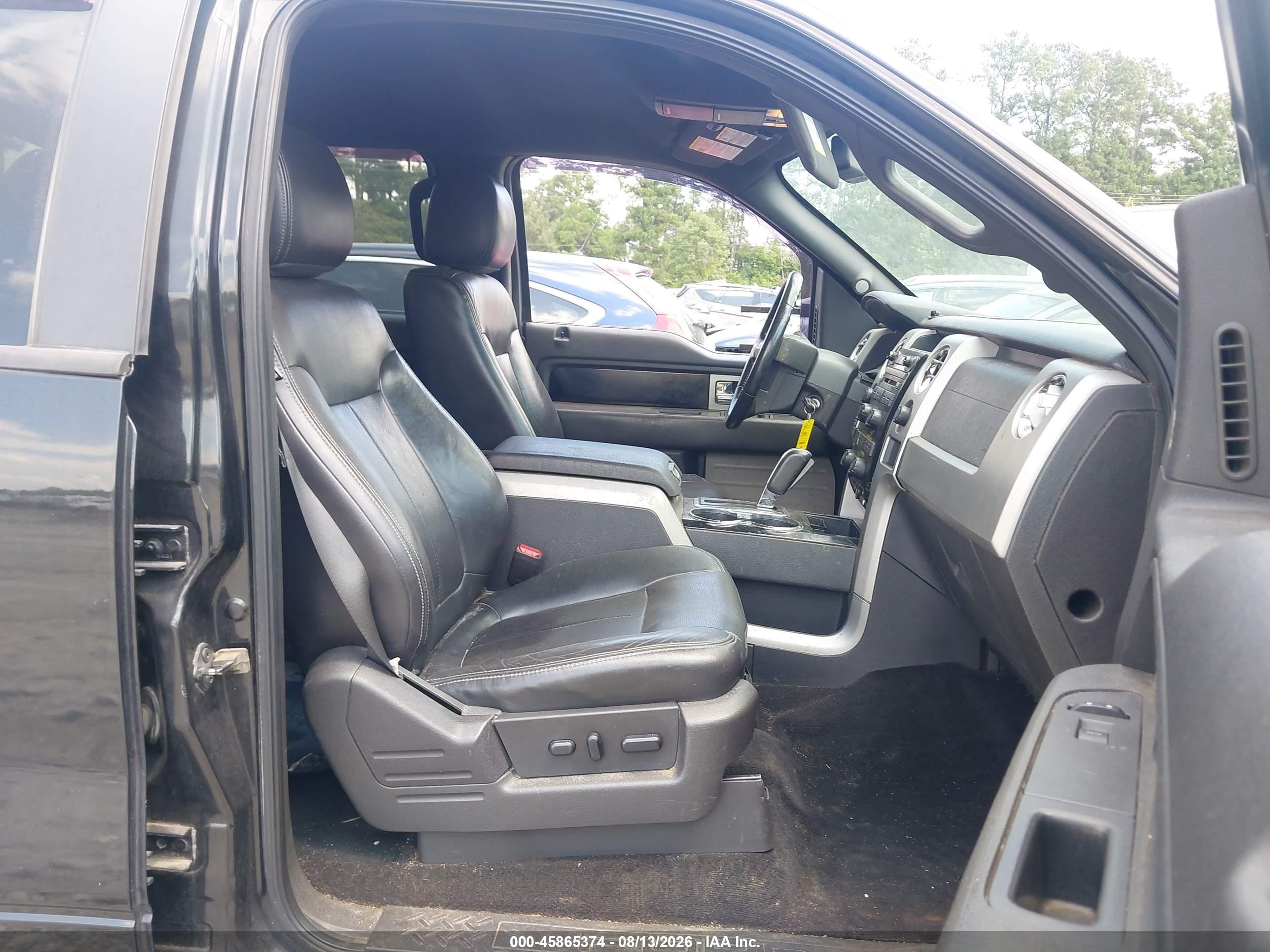 2012 Ford F-150 Fx4 Black vin: 1FTFW1ET9CKD28527