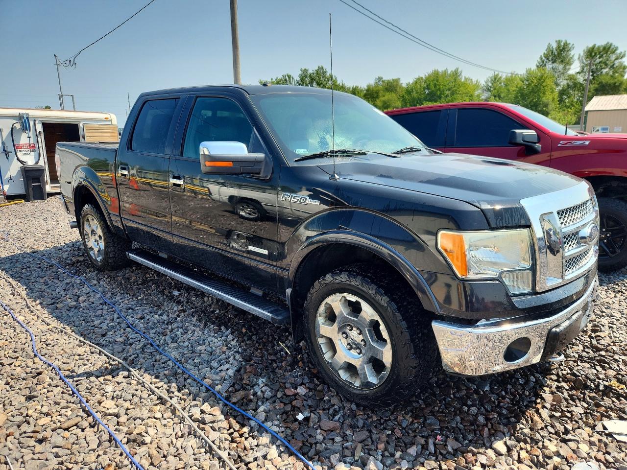 2012 Ford F150 Supercrew Black vin: 1FTFW1ET9CKD29287