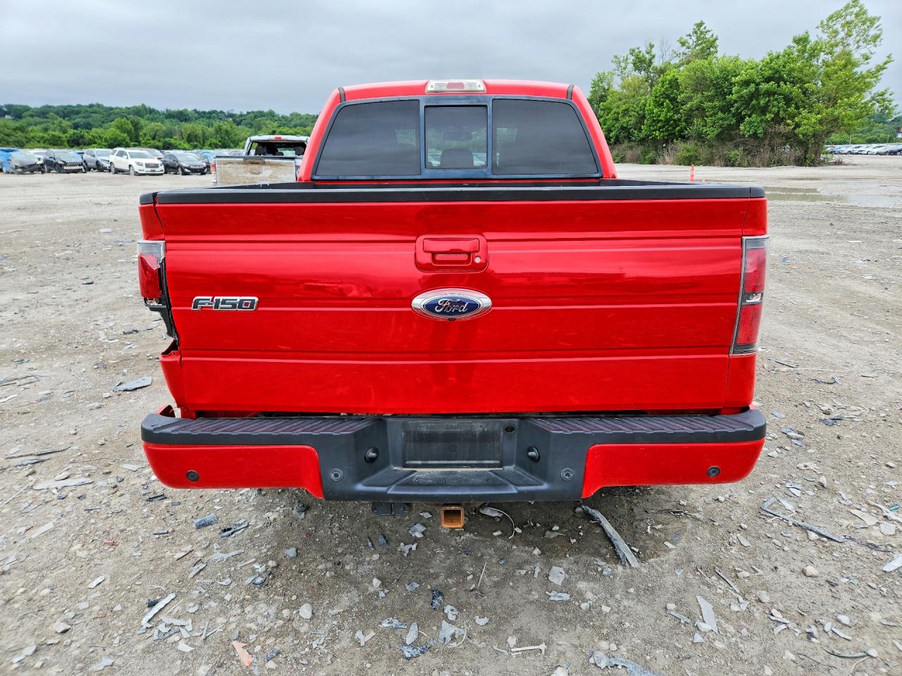 2013 Ford F150 Supercrew Red vin: 1FTFW1ET9DFA79530