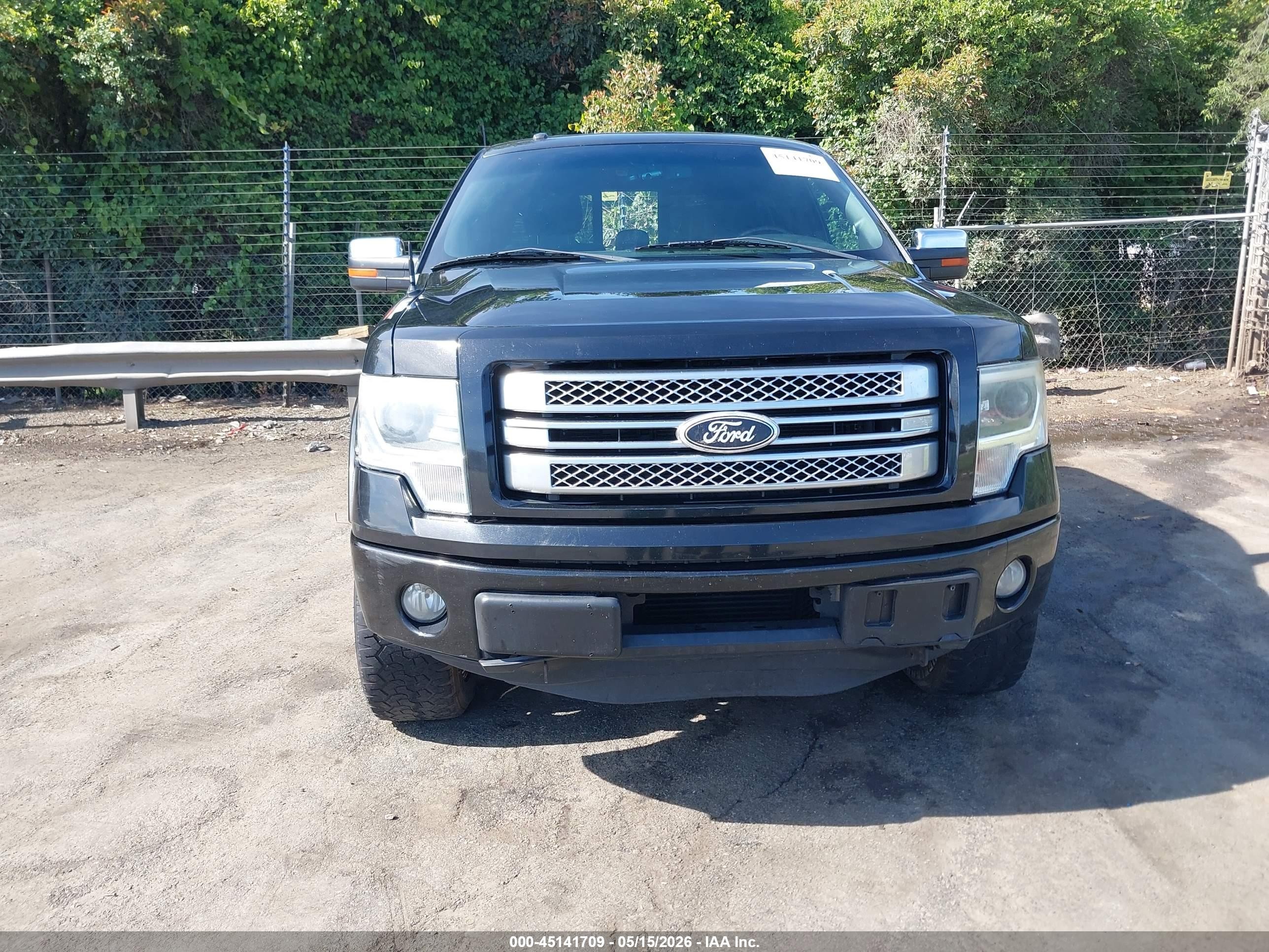 2013 Ford F-150 Platinum Black vin: 1FTFW1ET9DFA87532