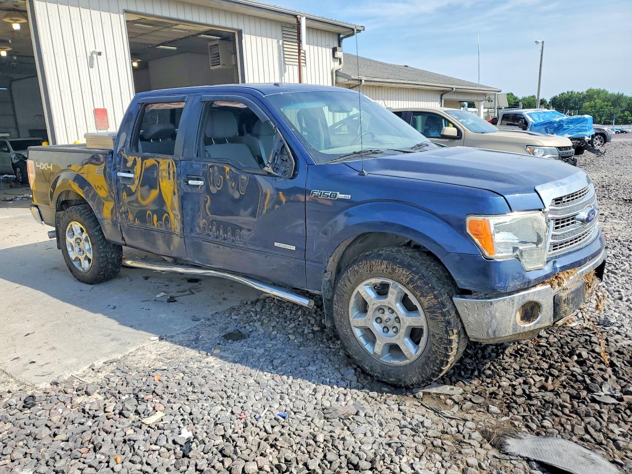 2013 Ford F150 Supercrew Blue vin: 1FTFW1ET9DFB20951