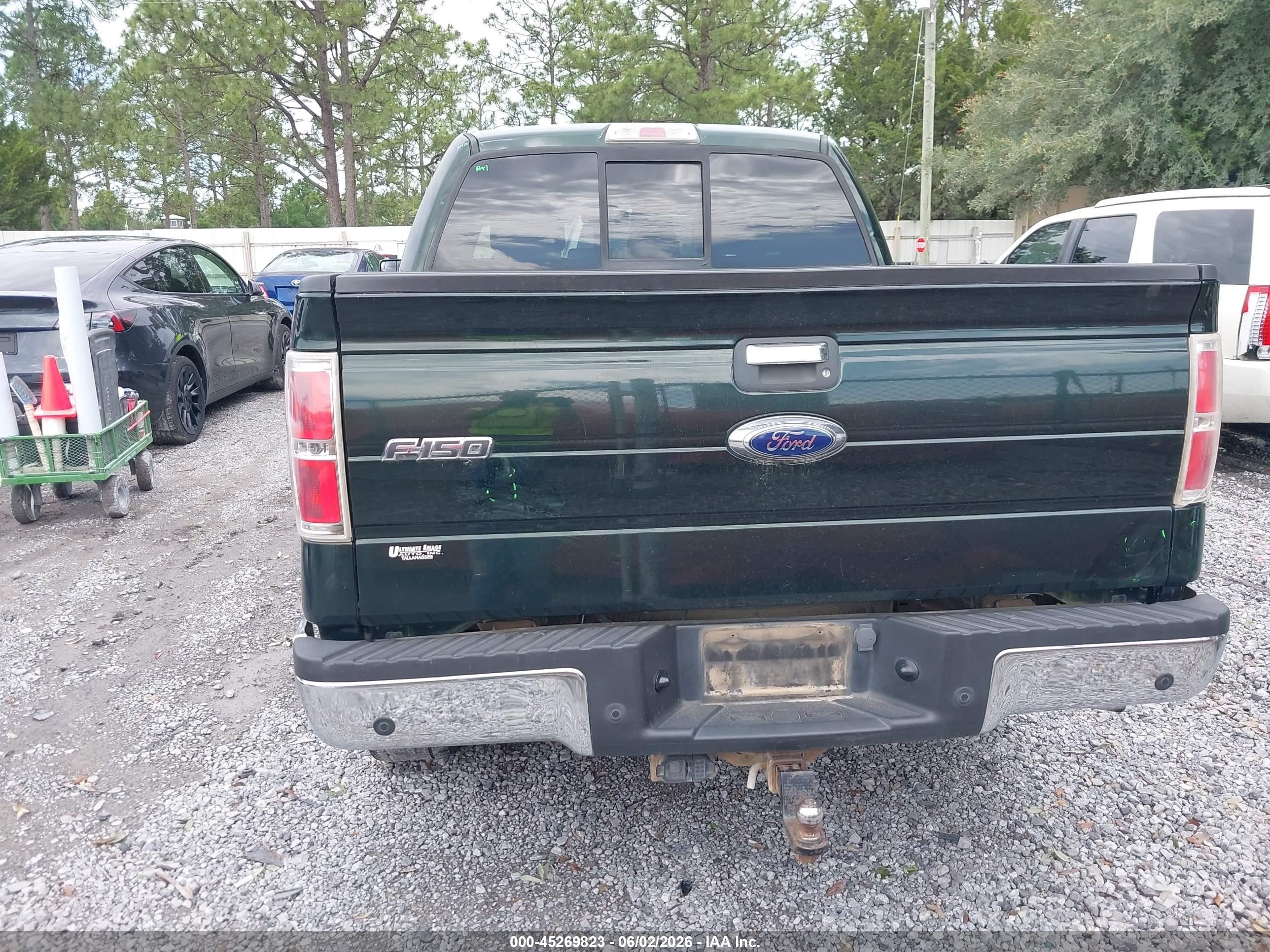 2013 Ford F-150 Xlt Green vin: 1FTFW1ET9DFB48474