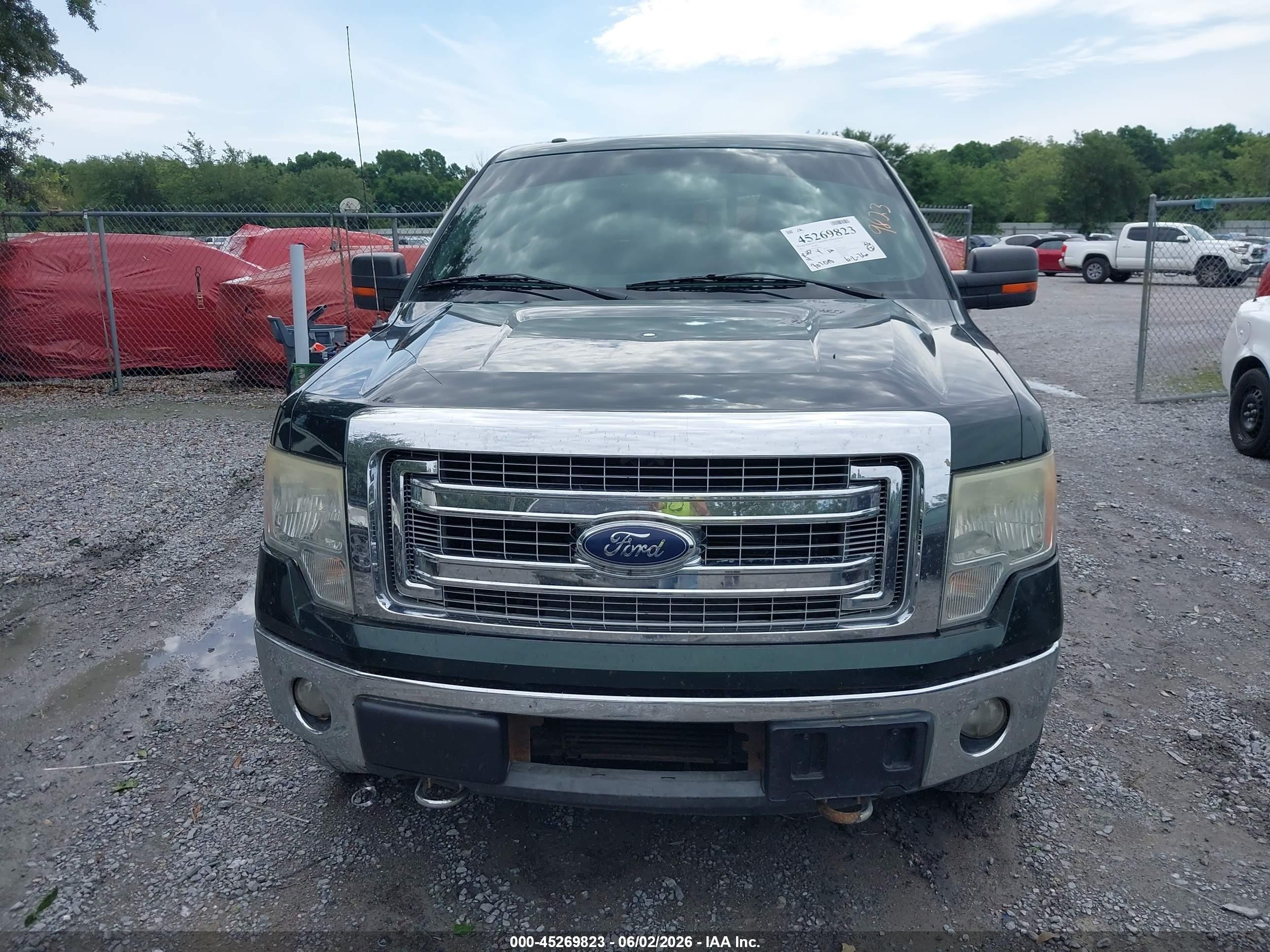 2013 Ford F-150 Xlt Green vin: 1FTFW1ET9DFB48474