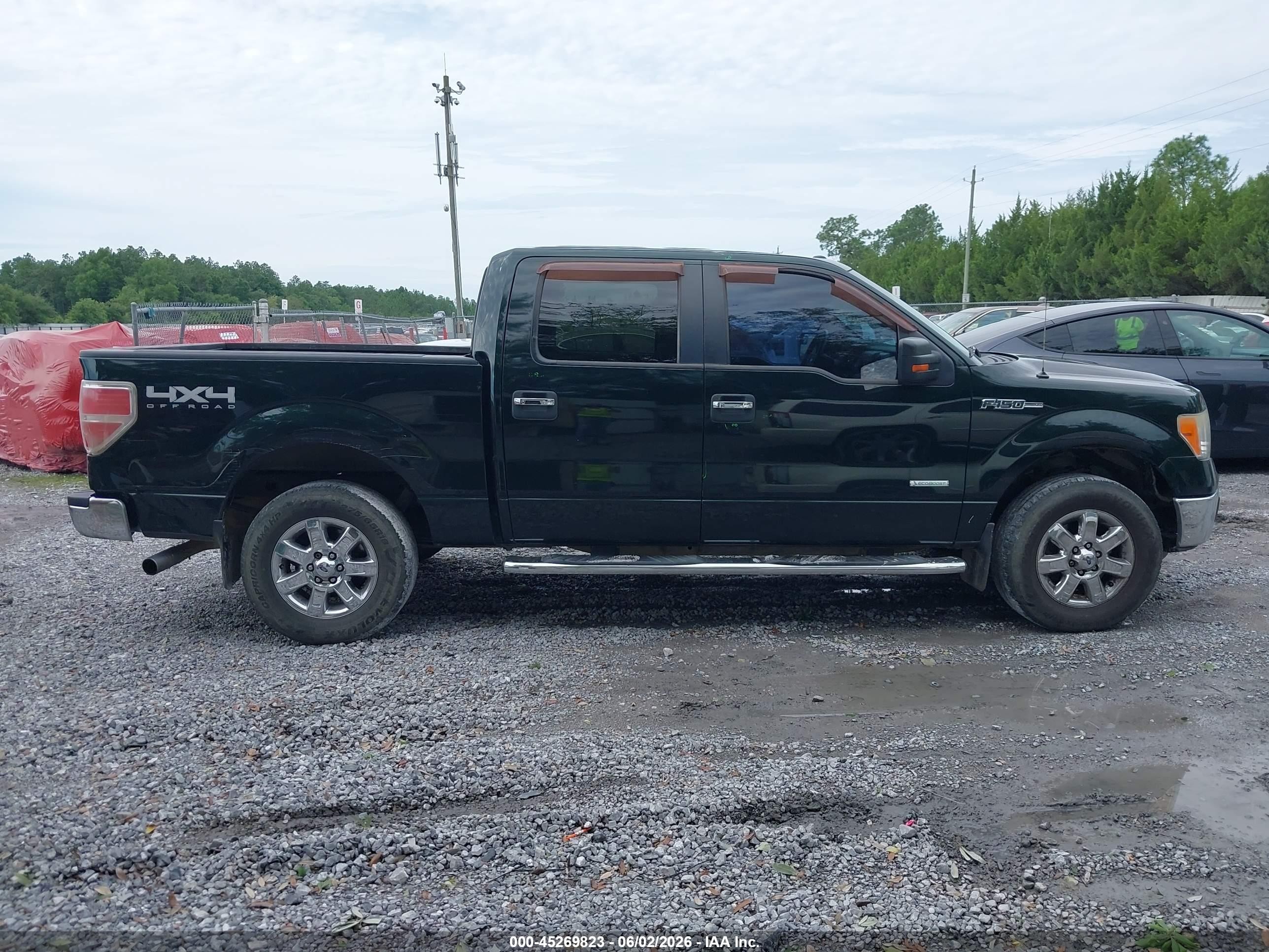 2013 Ford F-150 Xlt Green vin: 1FTFW1ET9DFB48474