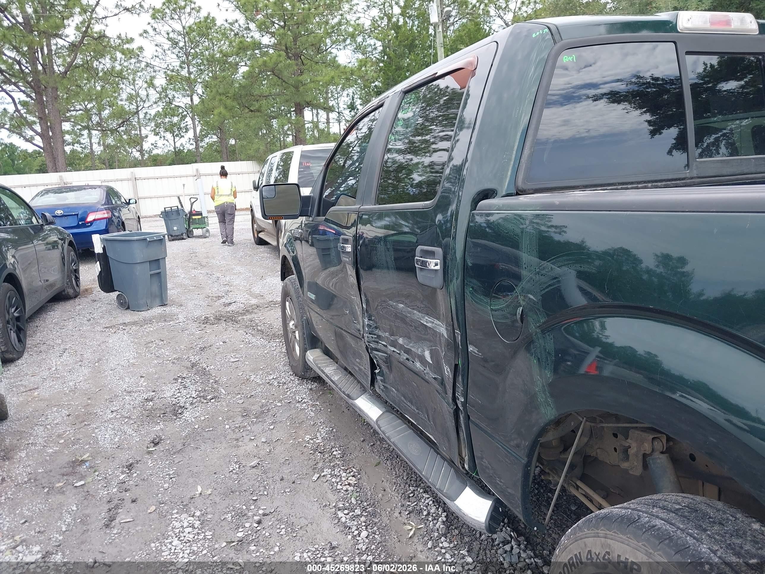 2013 Ford F-150 Xlt Green vin: 1FTFW1ET9DFB48474