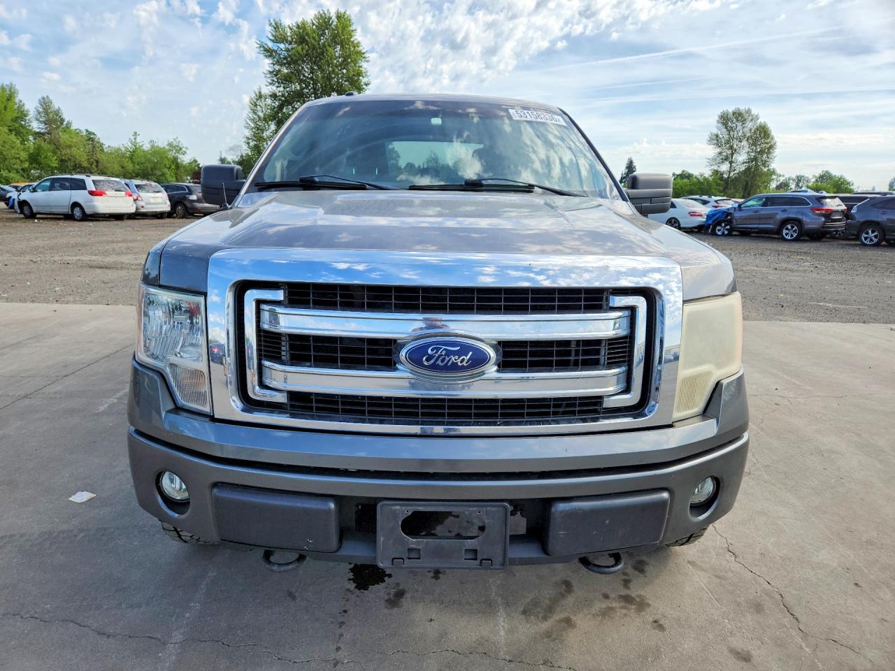 2013 Ford F150 Supercrew Gray vin: 1FTFW1ET9DFB54789
