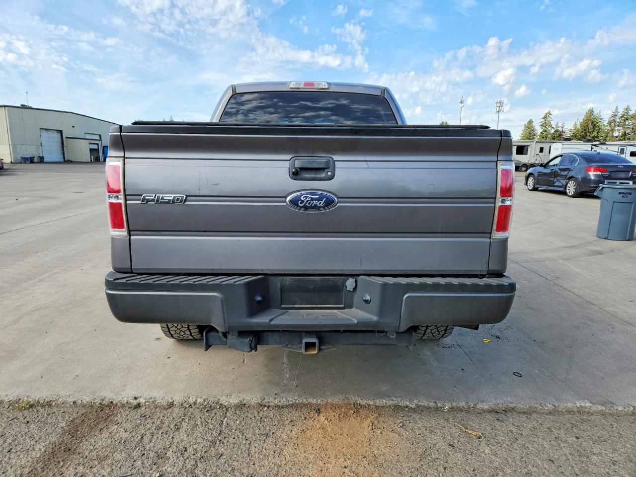 2013 Ford F150 Supercrew Gray vin: 1FTFW1ET9DFB54789