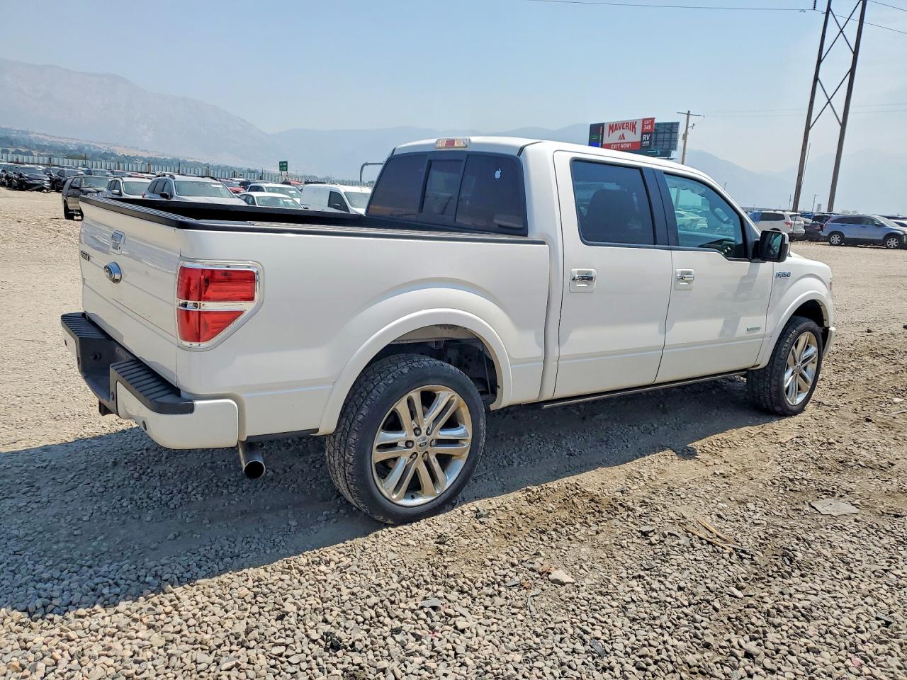 2013 Ford F-150 White vin: 1FTFW1ET9DFC00170