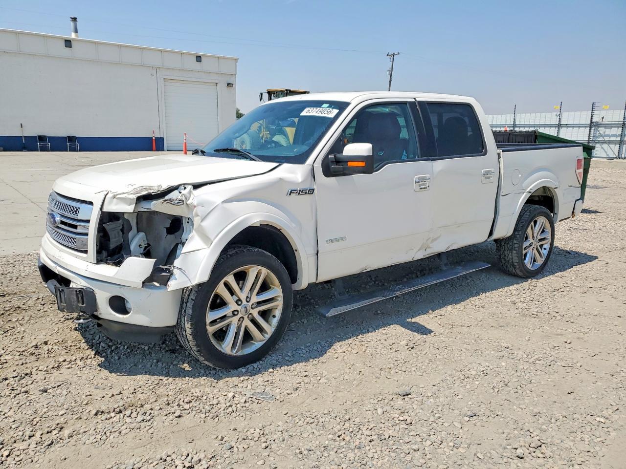 2013 Ford F-150 White vin: 1FTFW1ET9DFC00170