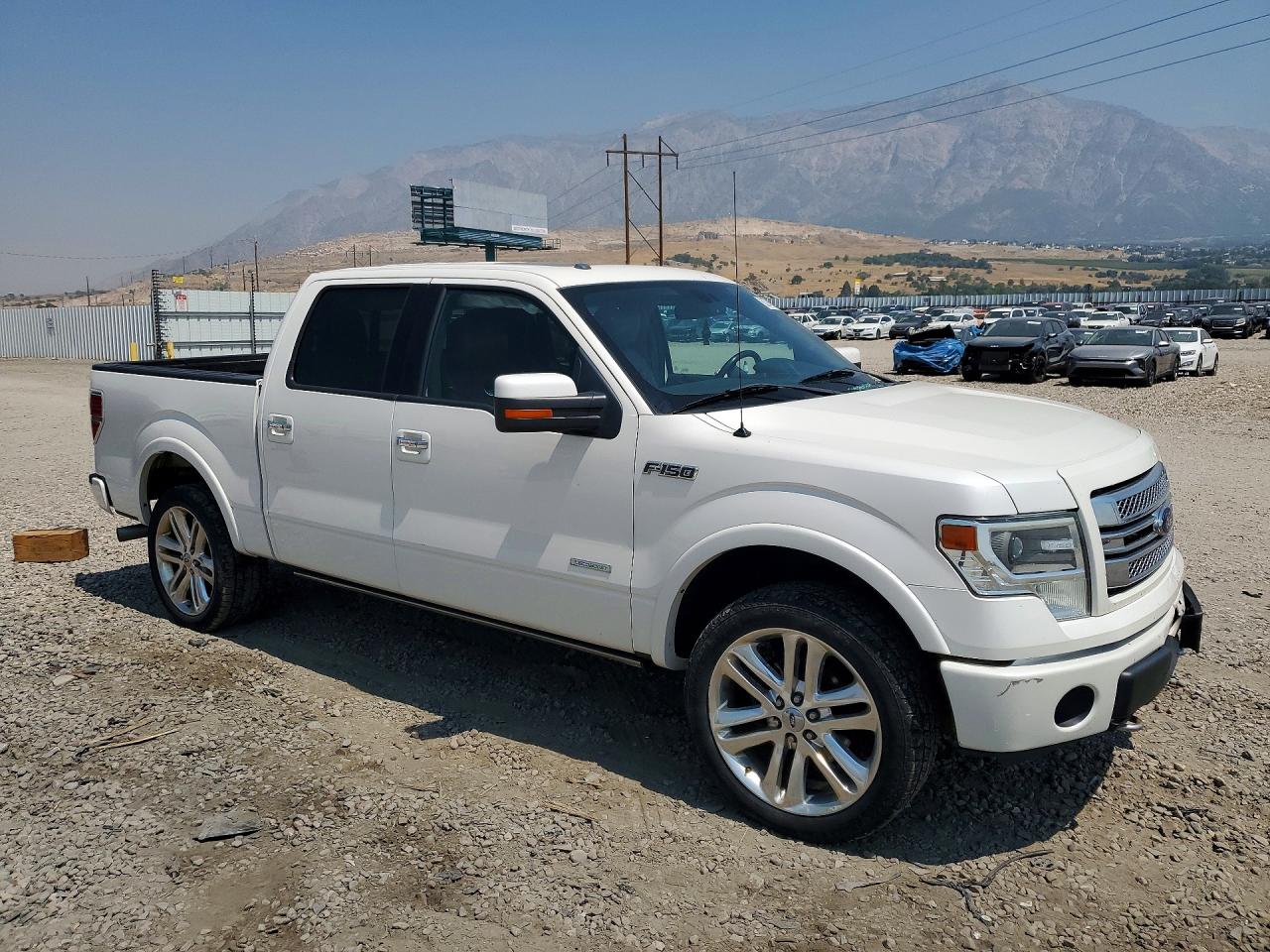 2013 Ford F-150 White vin: 1FTFW1ET9DFC00170