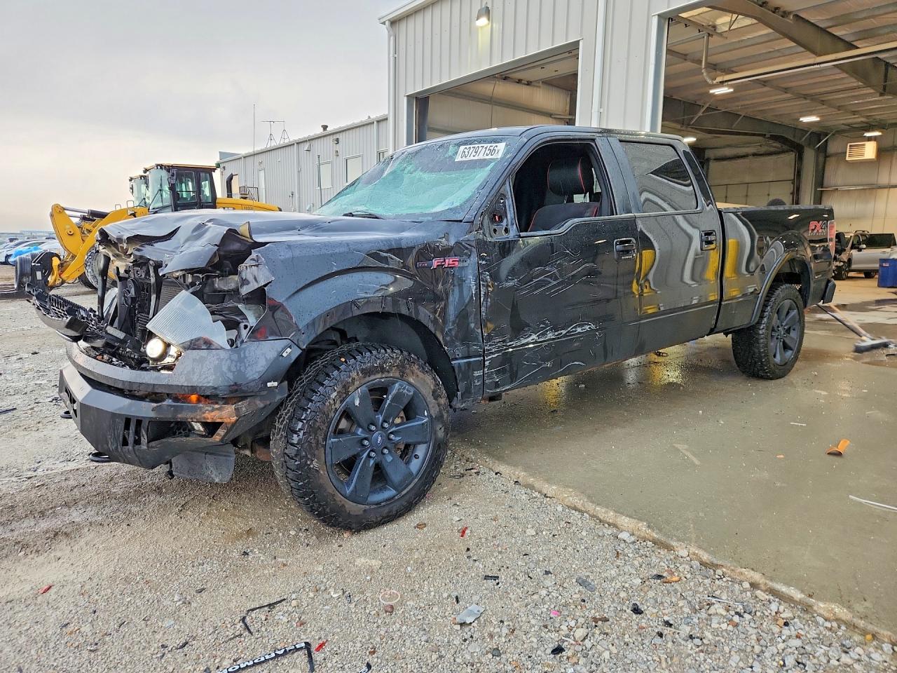 2013 Ford F150 Supercrew Black vin: 1FTFW1ET9DFC00444