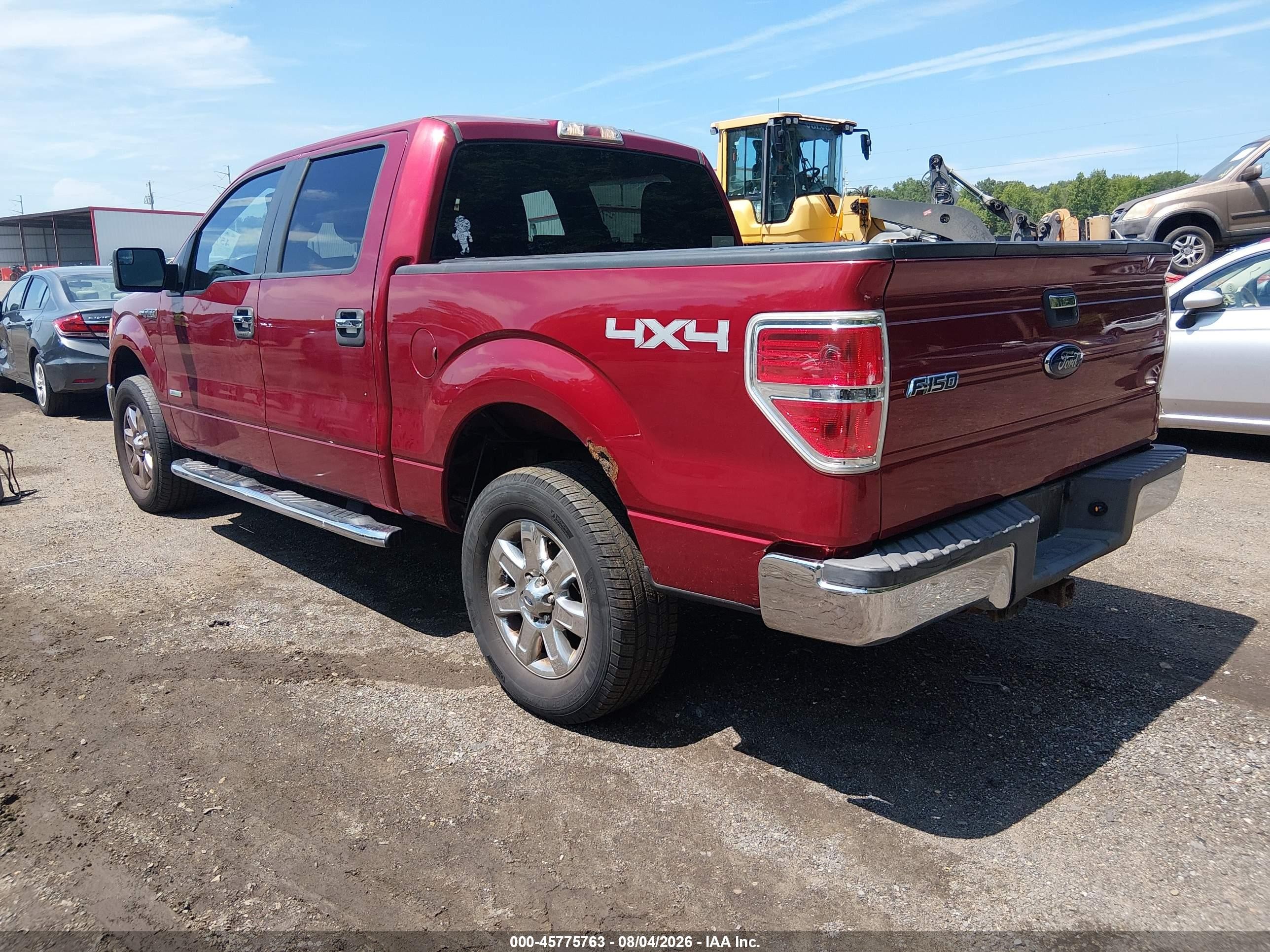 2013 Ford F-150 Xlt Red vin: 1FTFW1ET9DFD09079