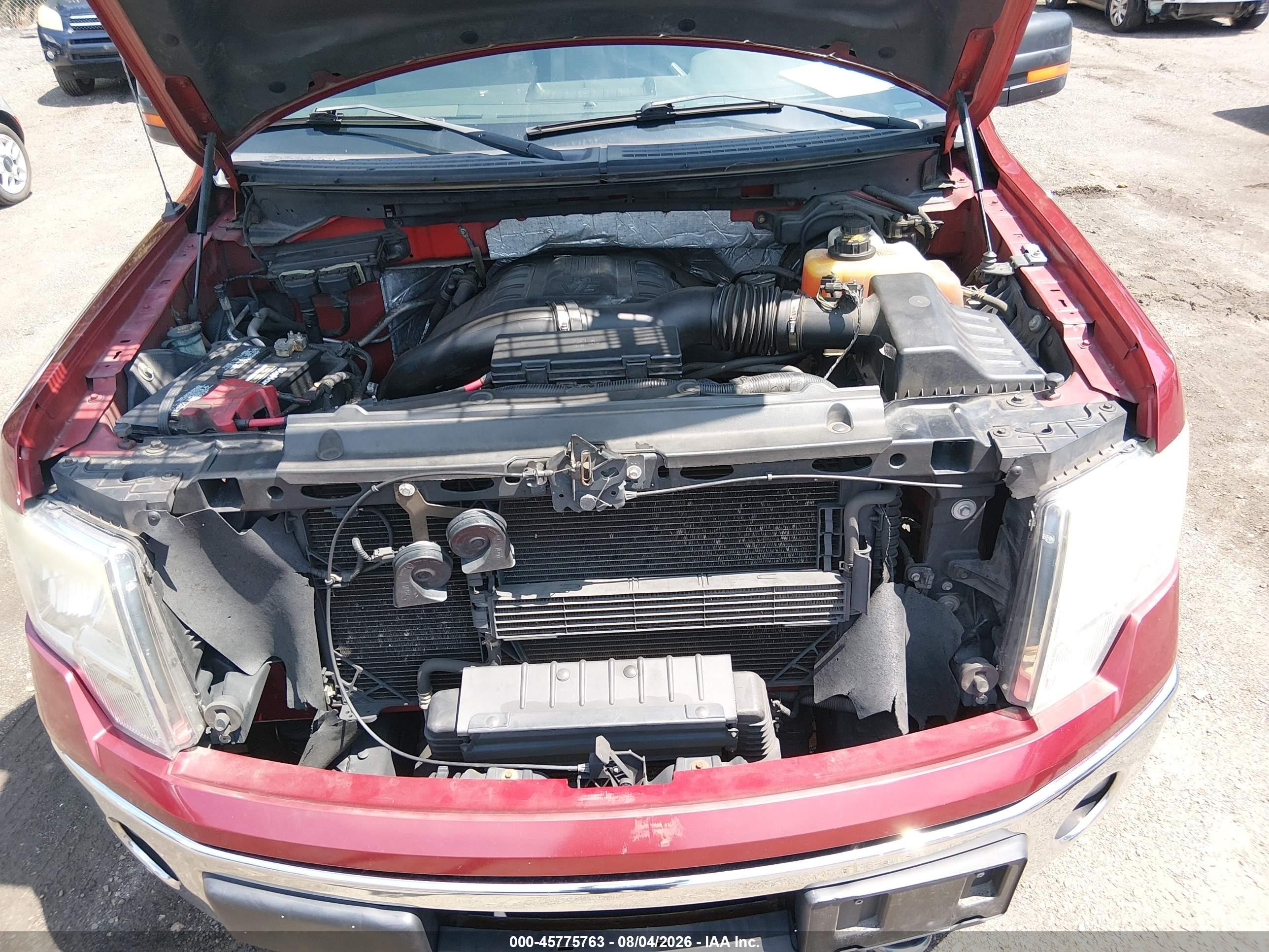2013 Ford F-150 Xlt Red vin: 1FTFW1ET9DFD09079