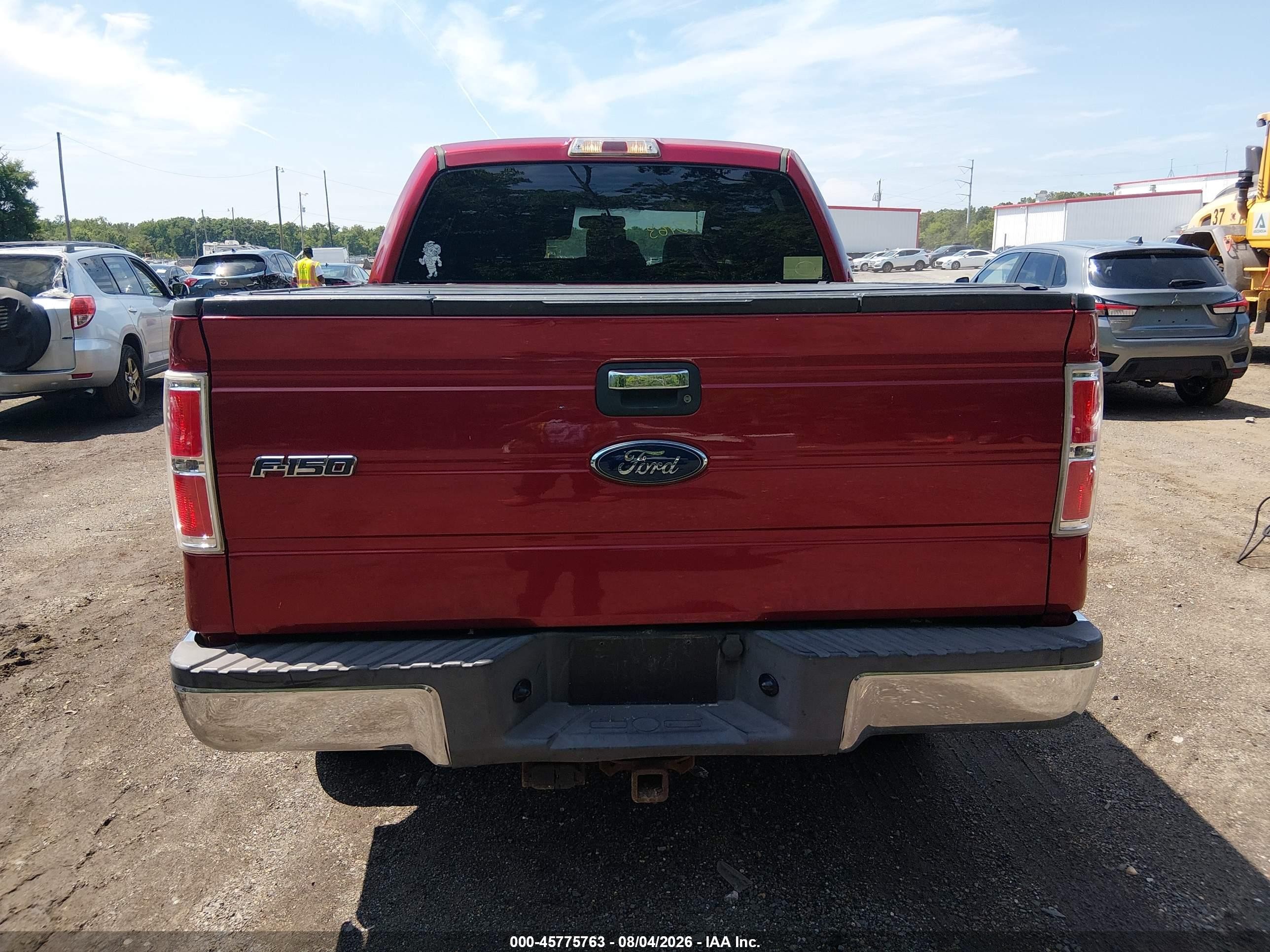 2013 Ford F-150 Xlt Red vin: 1FTFW1ET9DFD09079