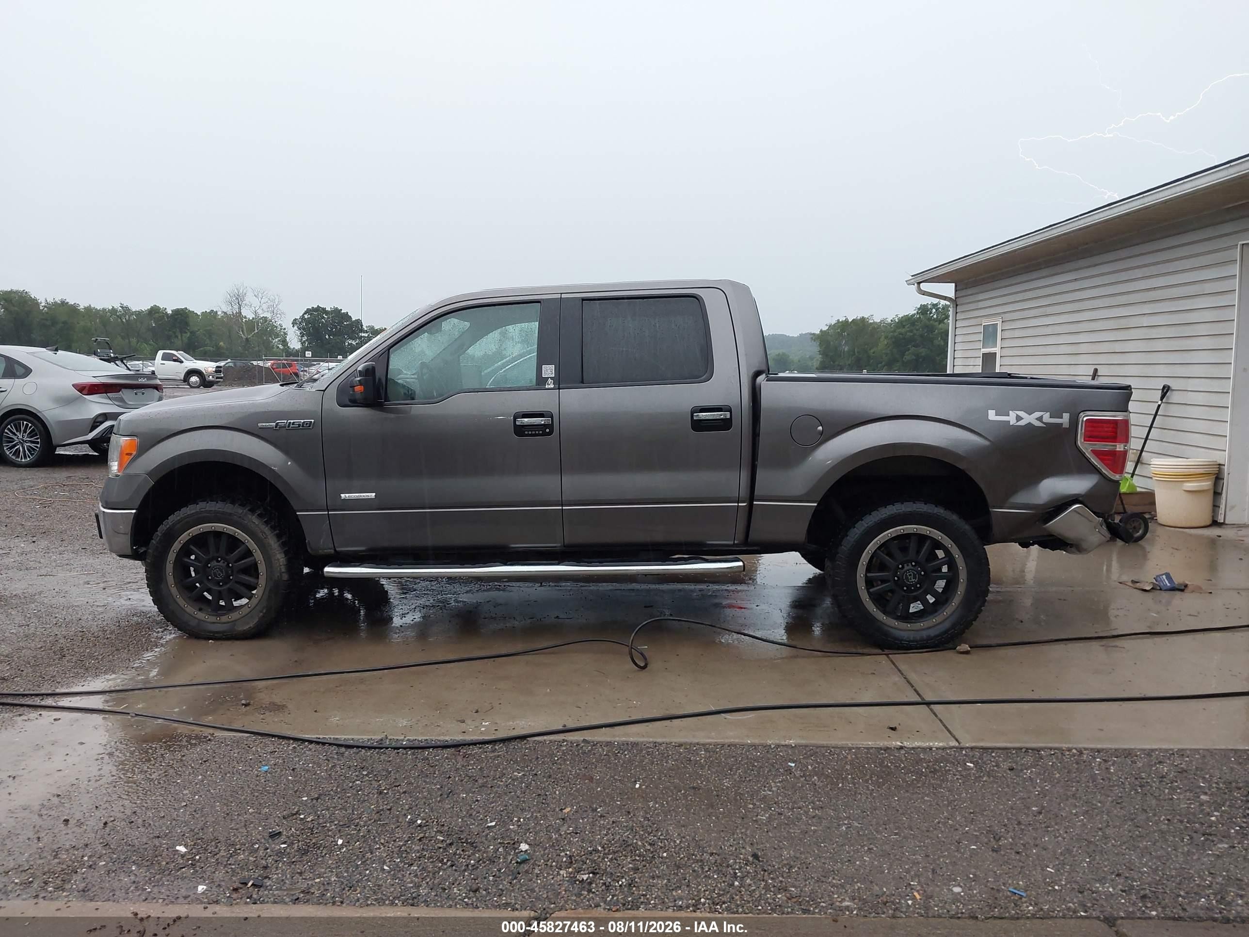 2013 Ford F-150 Xlt Gray vin: 1FTFW1ET9DFD66348