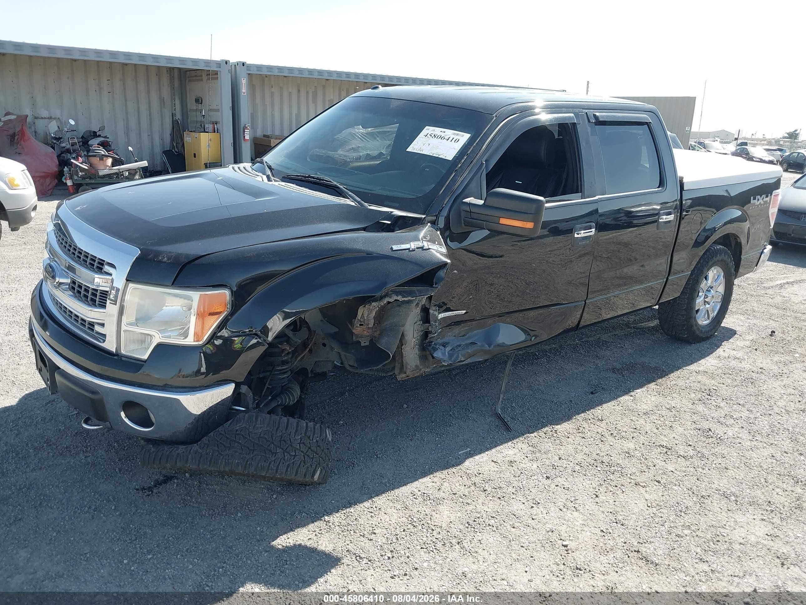 2013 Ford F-150 Xlt Black vin: 1FTFW1ET9DFE00577