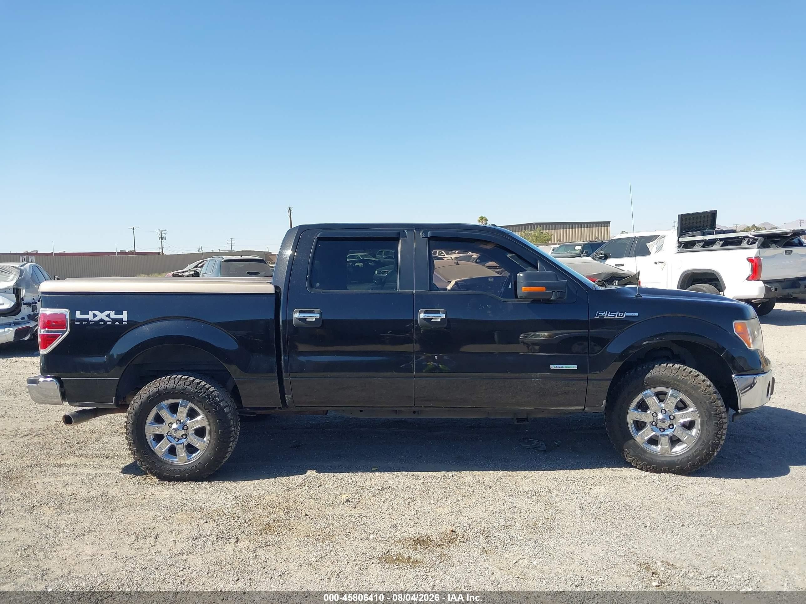 2013 Ford F-150 Xlt Black vin: 1FTFW1ET9DFE00577