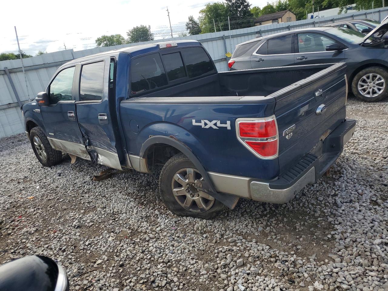 2013 Ford F150 Supercrew Синий vin: 1FTFW1ET9DKD05086