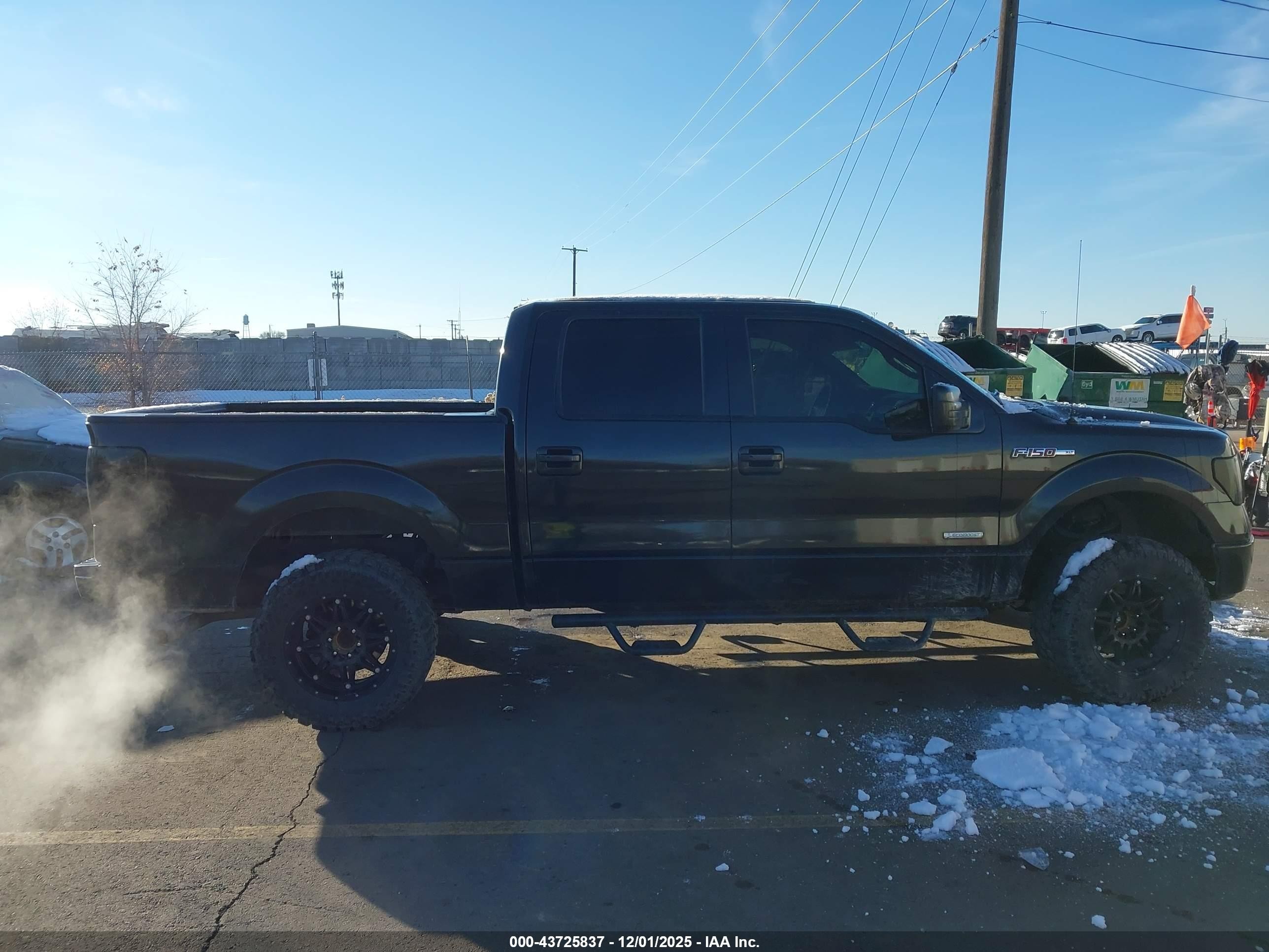 2013 Ford F-150 Xlt Black vin: 1FTFW1ET9DKD10367