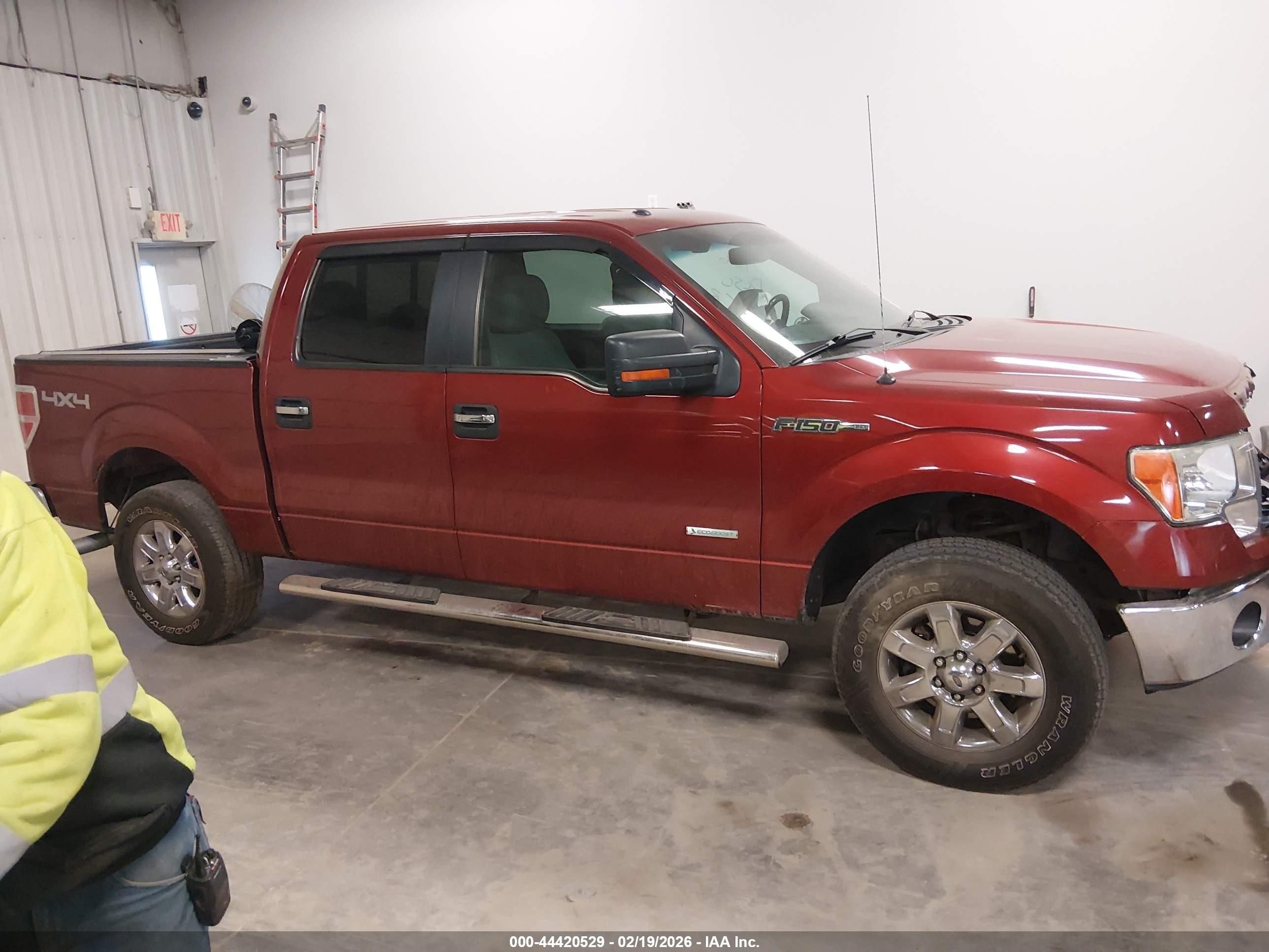 2013 Ford F-150 Xlt Red vin: 1FTFW1ET9DKE61189