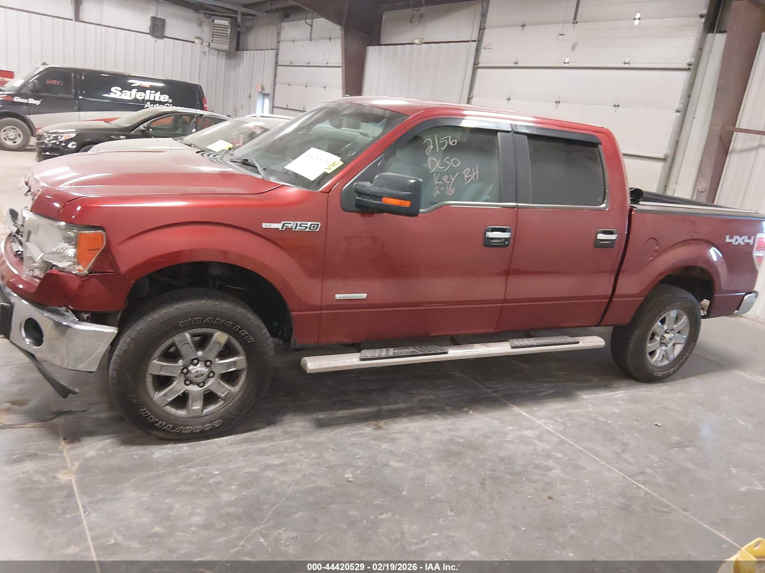 2013 Ford F-150 Xlt Red vin: 1FTFW1ET9DKE61189