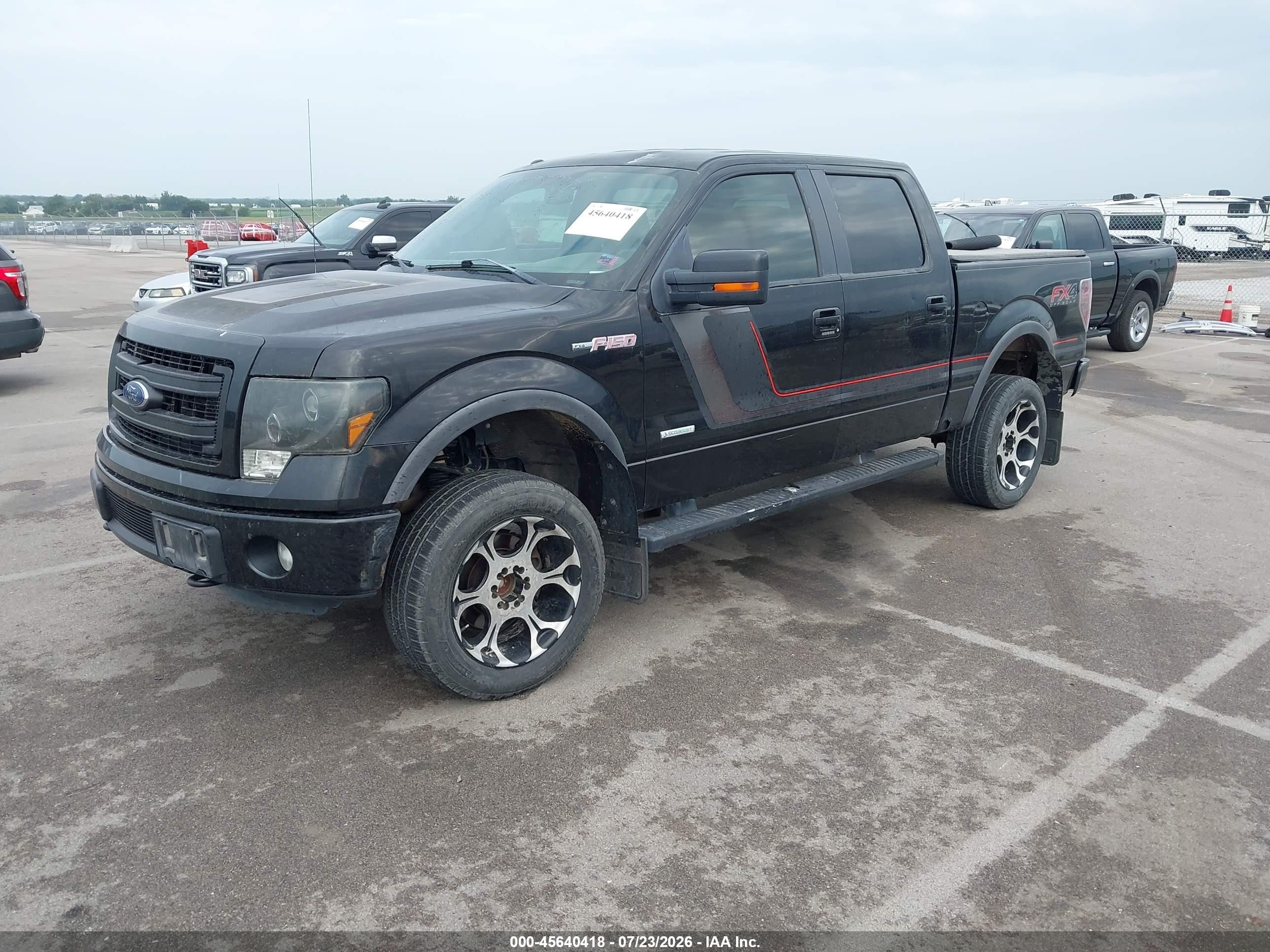 2013 Ford F-150 Fx4 Black vin: 1FTFW1ET9DKE68093
