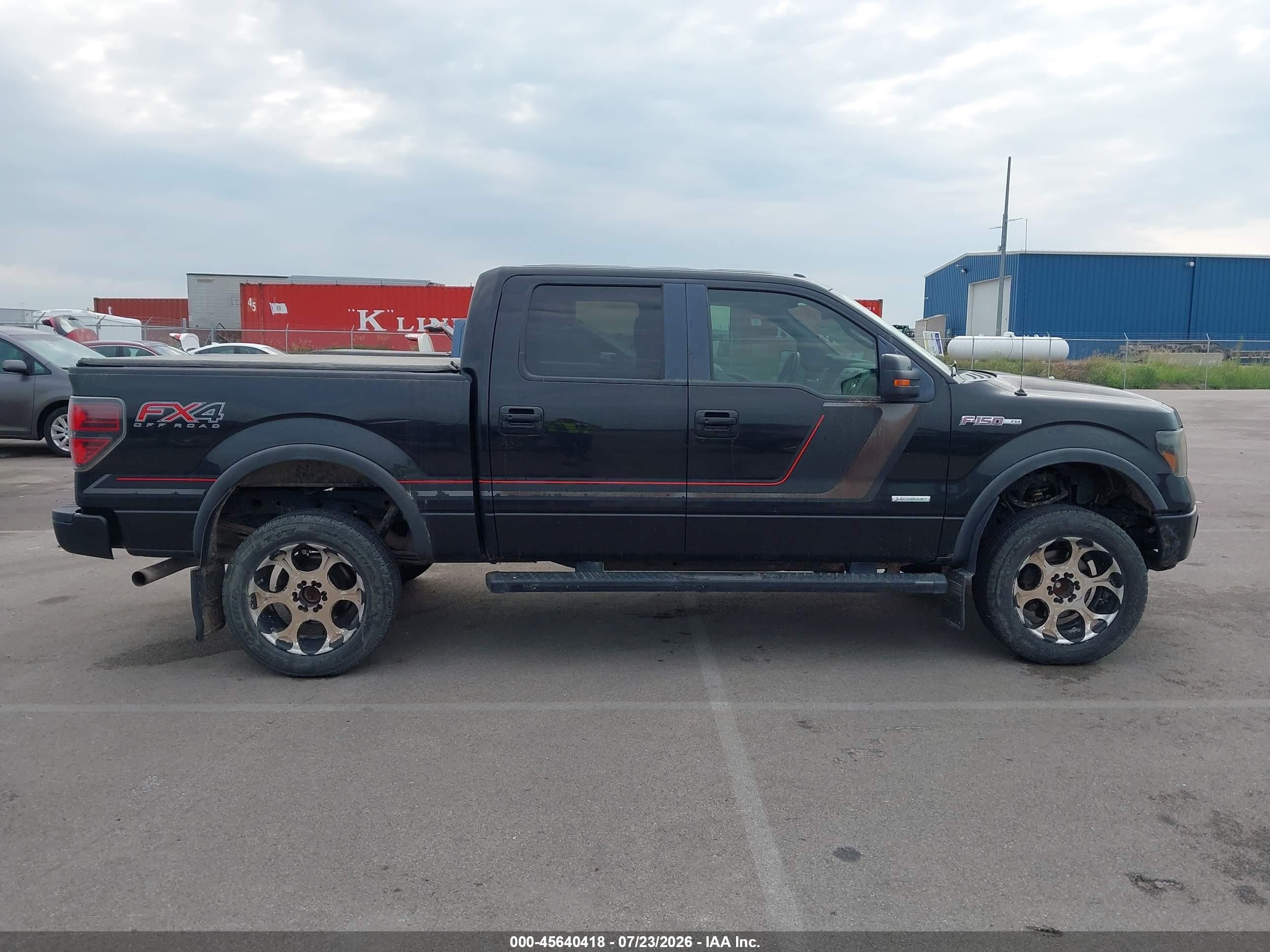 2013 Ford F-150 Fx4 Black vin: 1FTFW1ET9DKE68093