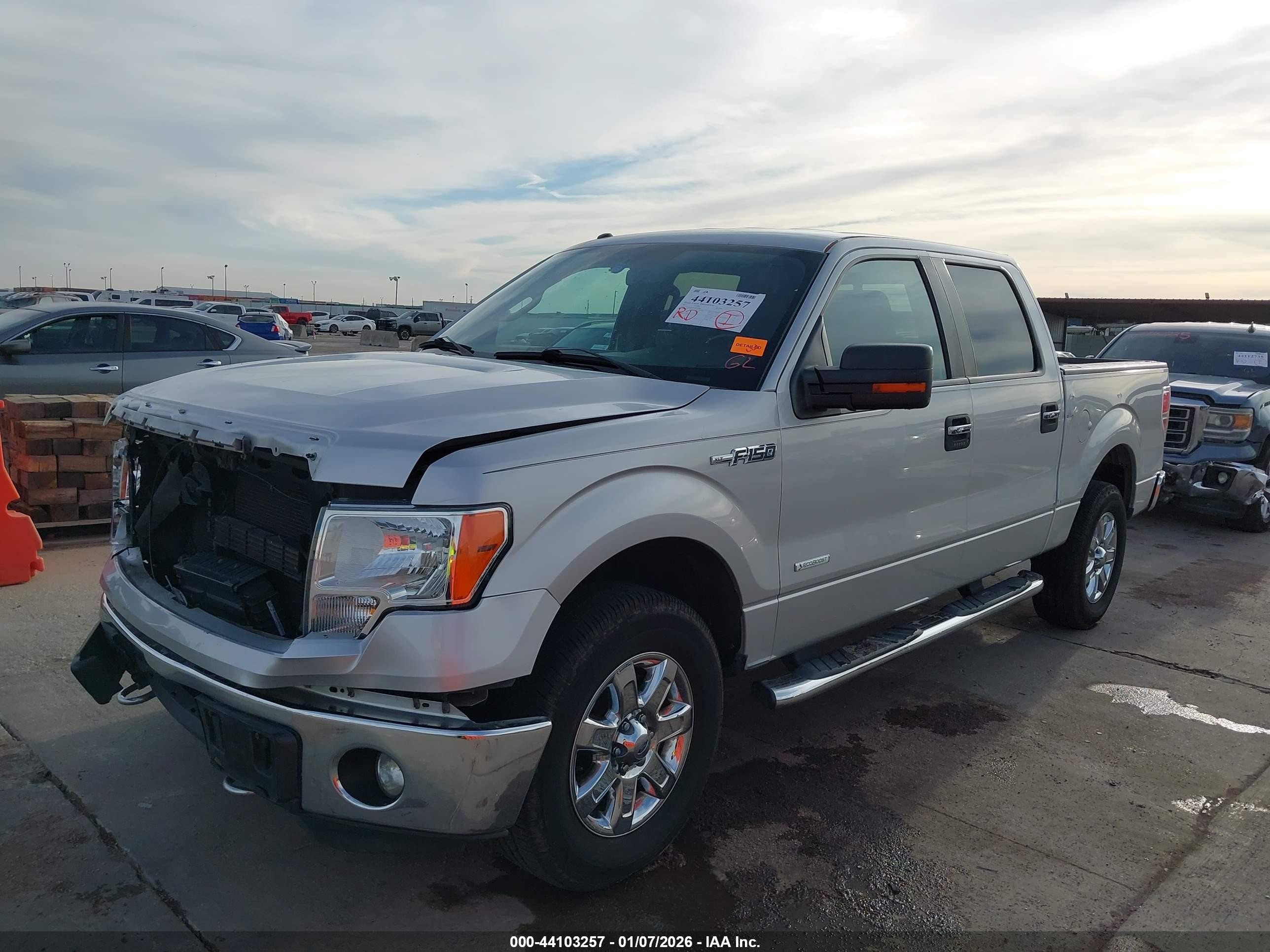 2013 Ford F-150 Xlt Silver vin: 1FTFW1ET9DKF24386