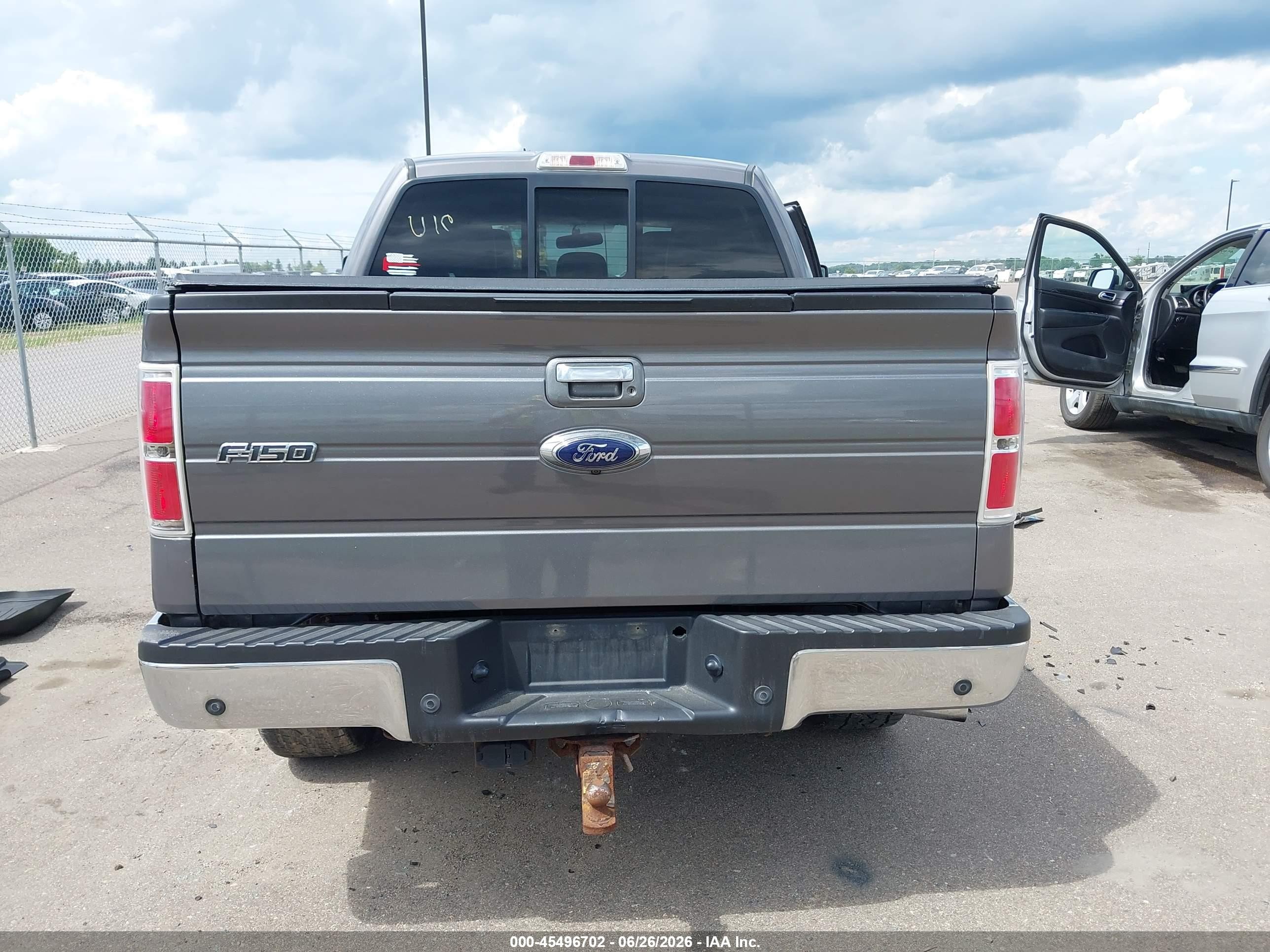 2013 Ford F-150 Lariat Gray vin: 1FTFW1ET9DKF32309