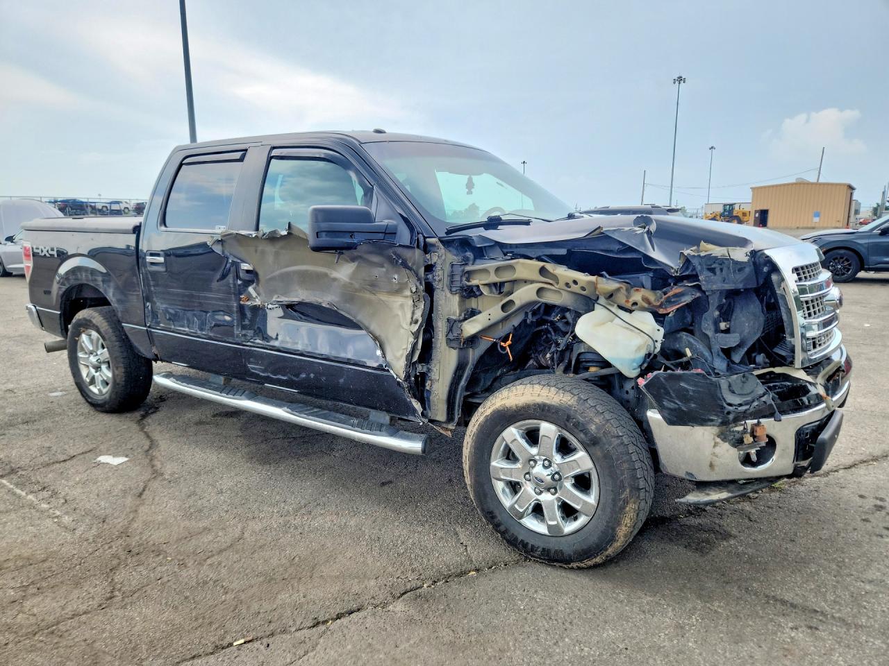 2013 Ford F150 Supercrew Black vin: 1FTFW1ET9DKF41107