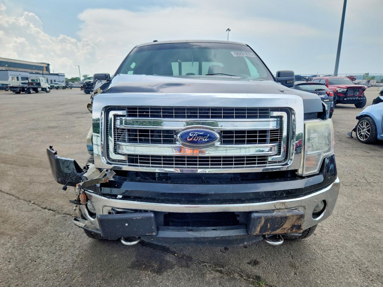 2013 Ford F150 Supercrew Black vin: 1FTFW1ET9DKF41107