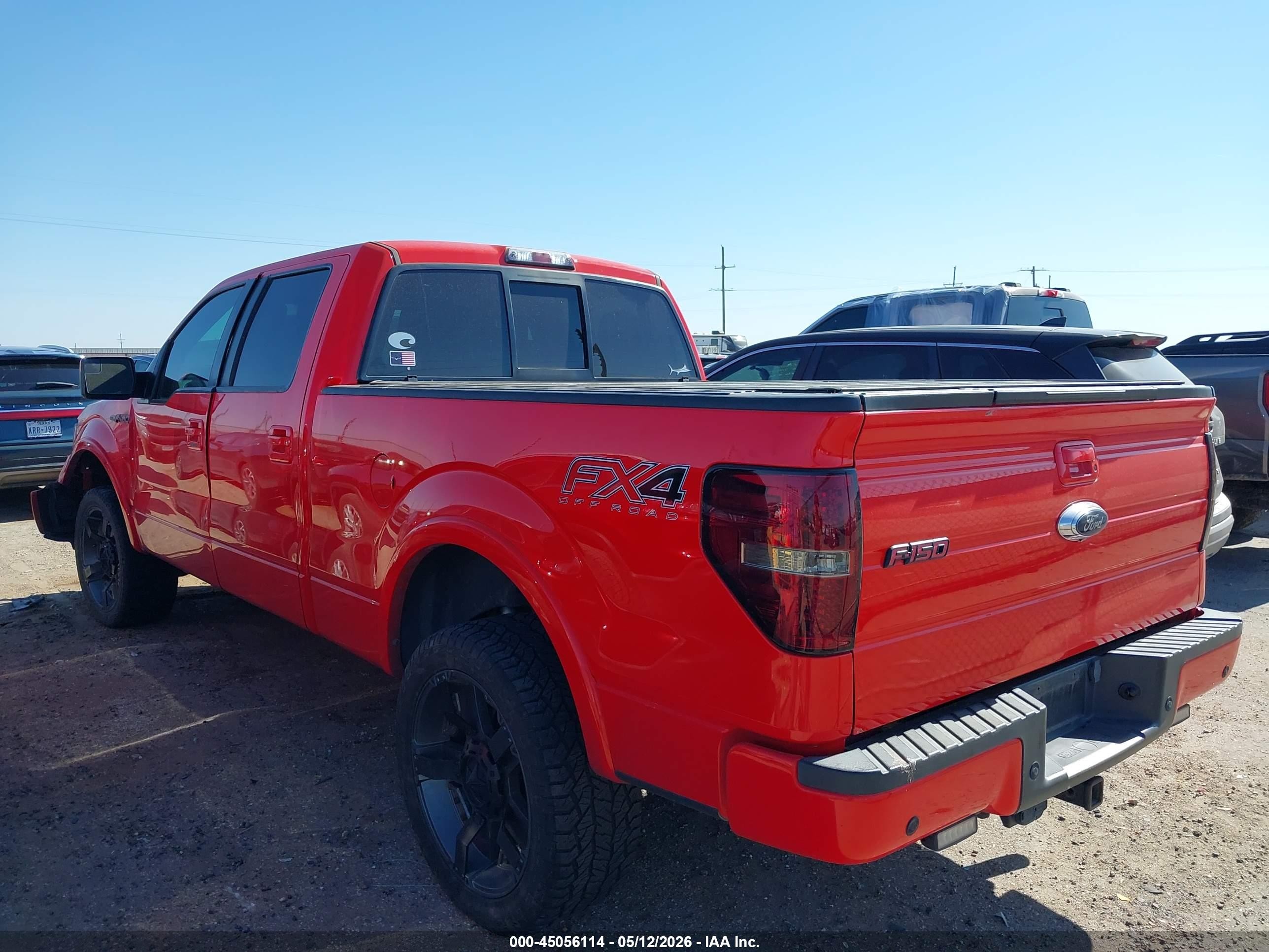 2013 Ford F-150 Fx4 Red vin: 1FTFW1ET9DKF55279