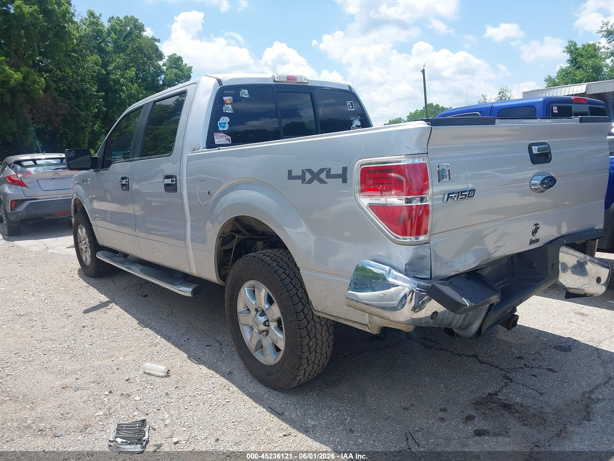 2013 Ford F-150 Xlt Серебряный vin: 1FTFW1ET9DKF72437
