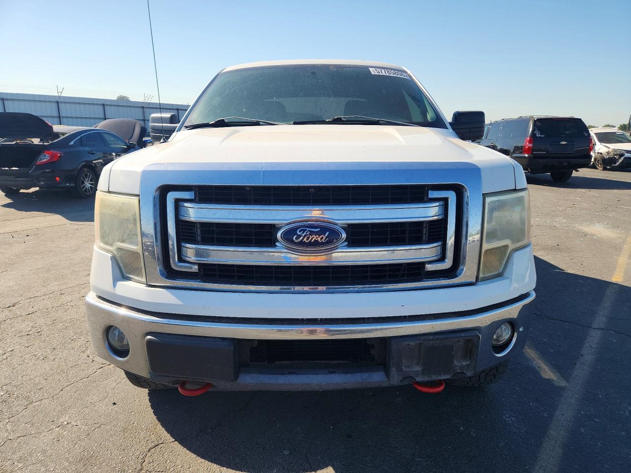 2013 Ford F150 Supercrew White vin: 1FTFW1ET9DKF80490