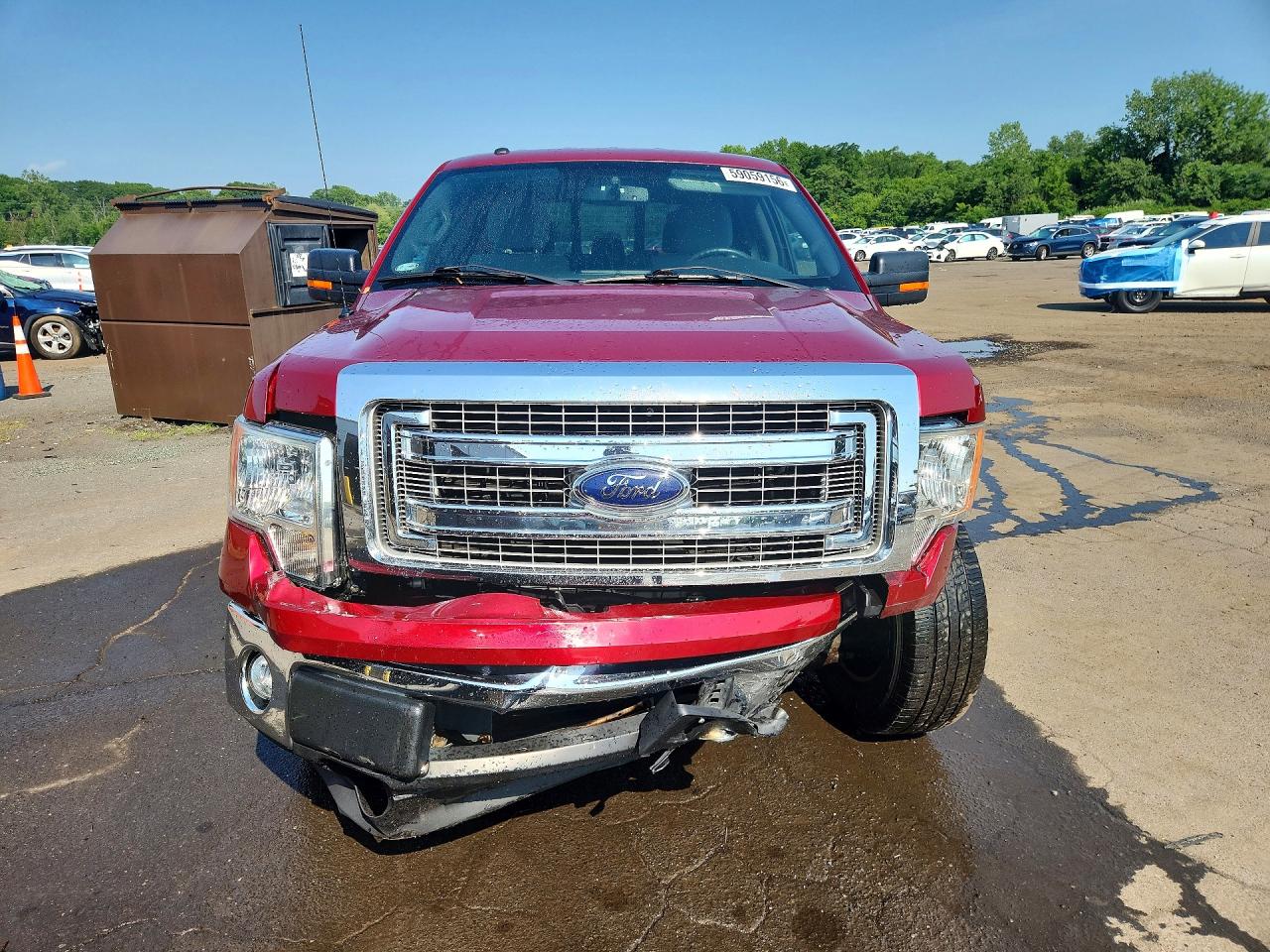 2013 Ford F150 Supercrew Бордовый vin: 1FTFW1ET9DKG15643